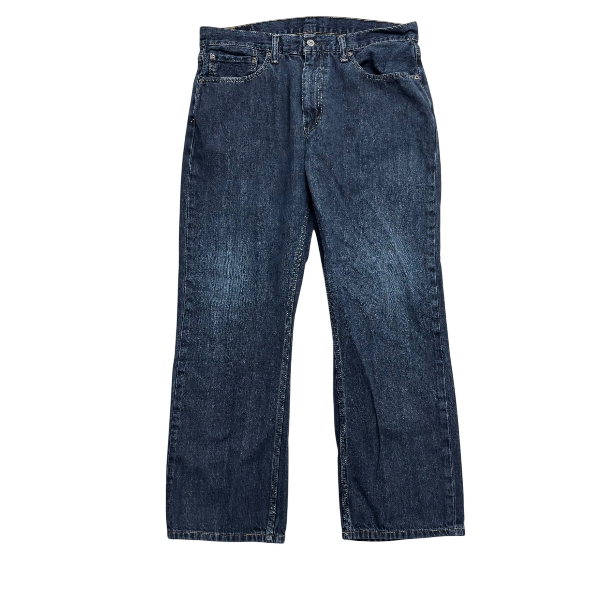 Levis 559 Jeans W36 L31 Mens Dark Blue Baggy Relaxed Straight Fit Denim (E)