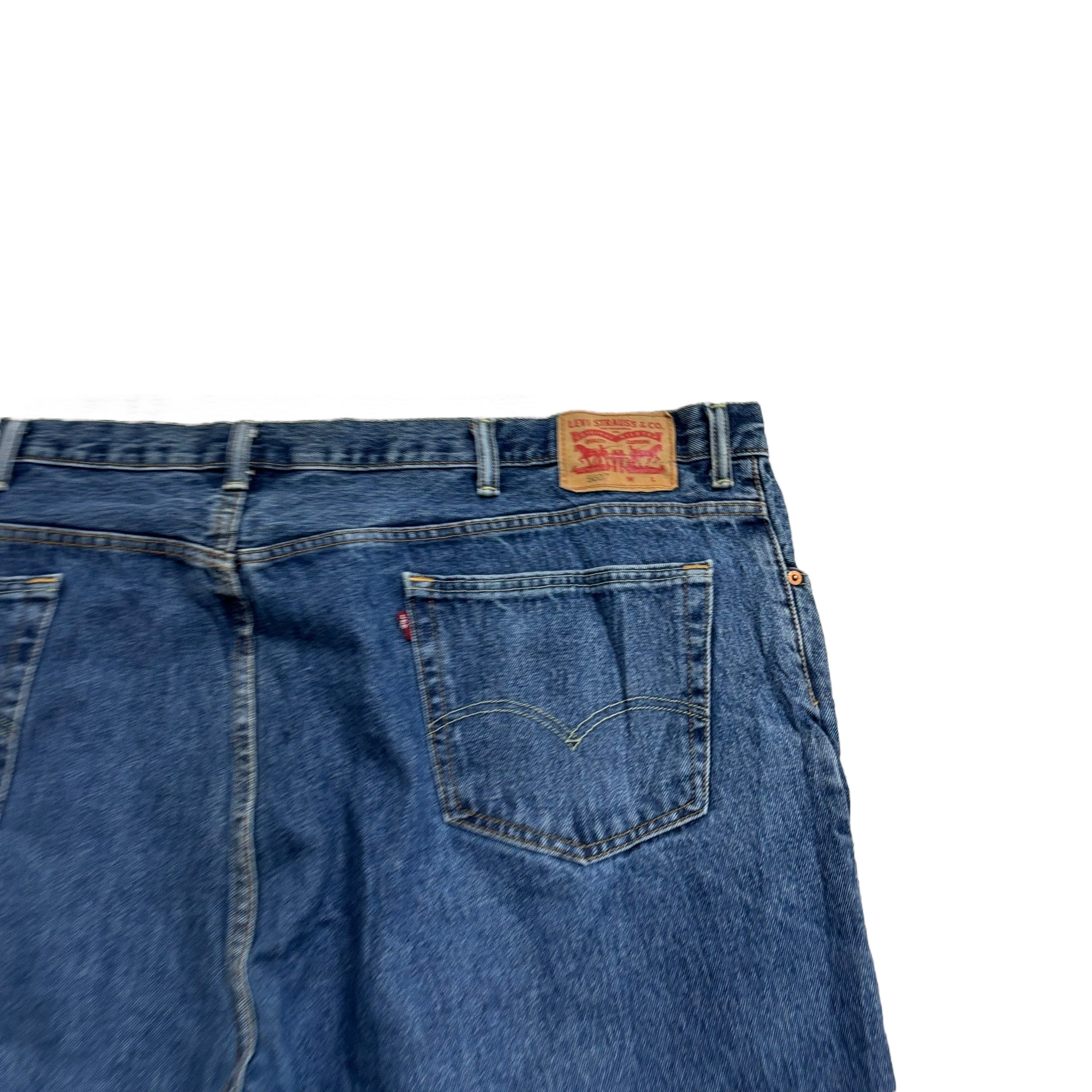 Levis 560 Jeans W52 L34 Mens Mid Blue Baggy Relaxed Comfort Fit Denim