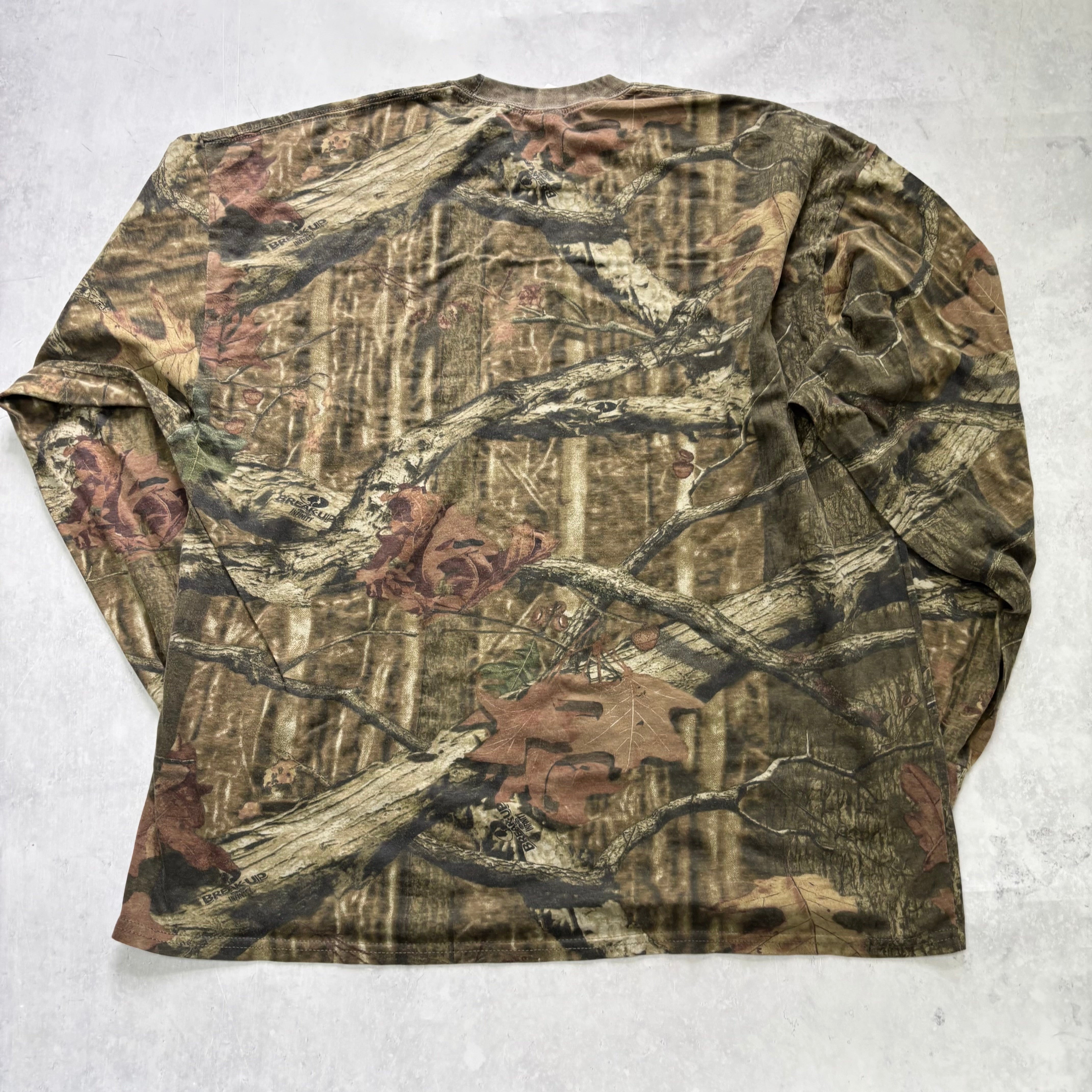 RealTree T Shirt Mens XXL Camo Y2K Hunting Long Sleeve Mossy Oak (E)