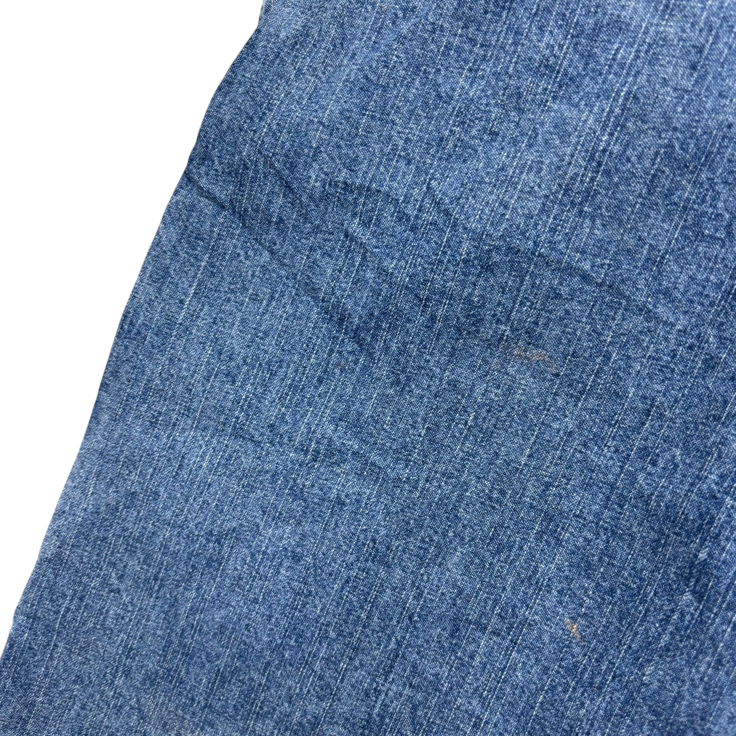 Wrangler Baggy Jorts W36 Mens Light Blue Denim Shorts Relaxed Fit Carpenter