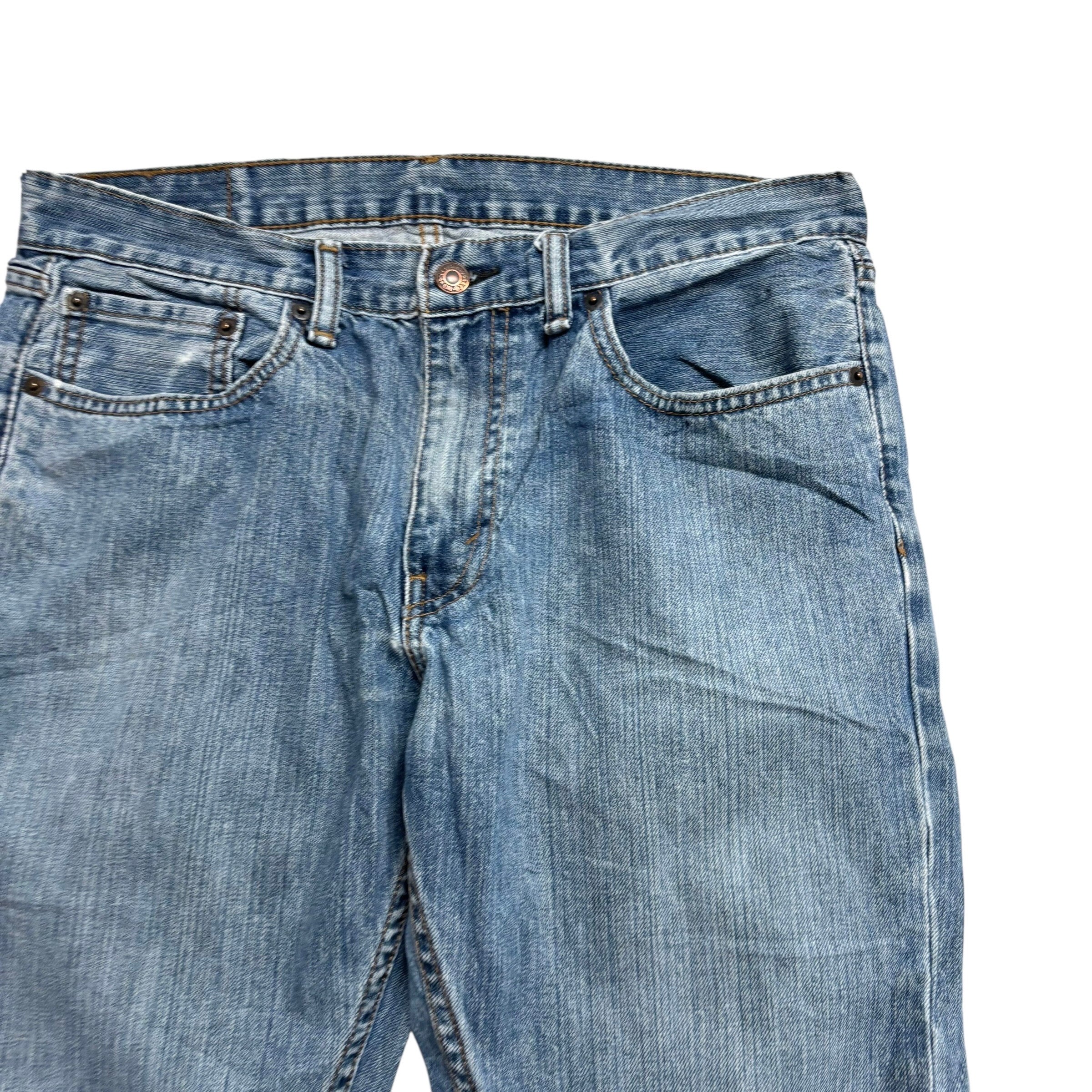 Levis 559 Jeans W32 L30 Mens Blue Baggy Relaxed Straight Fit Denim (F)