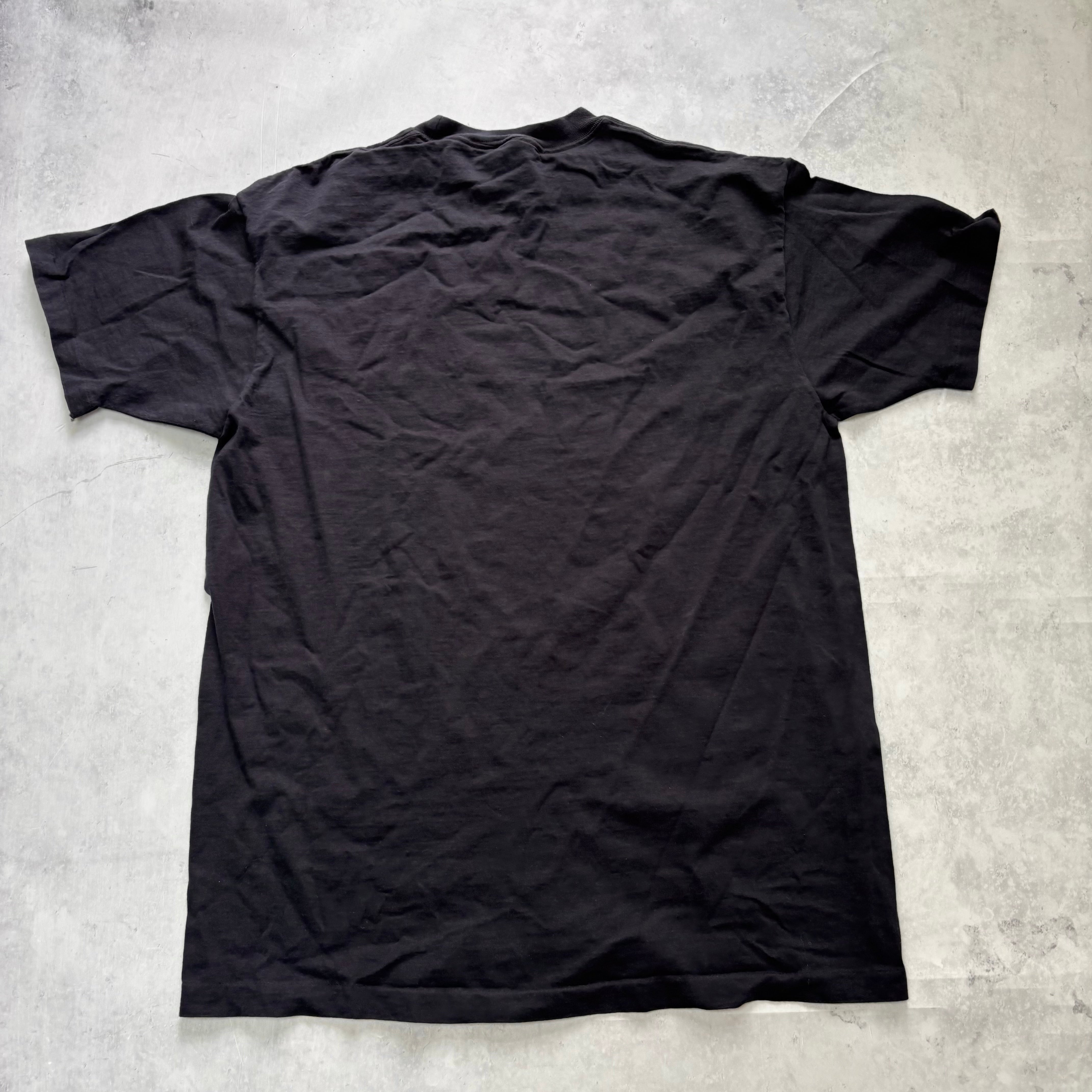 Vintage T Shirt Mens XL Black Single Stitch Graphic Print 90s USA (E)