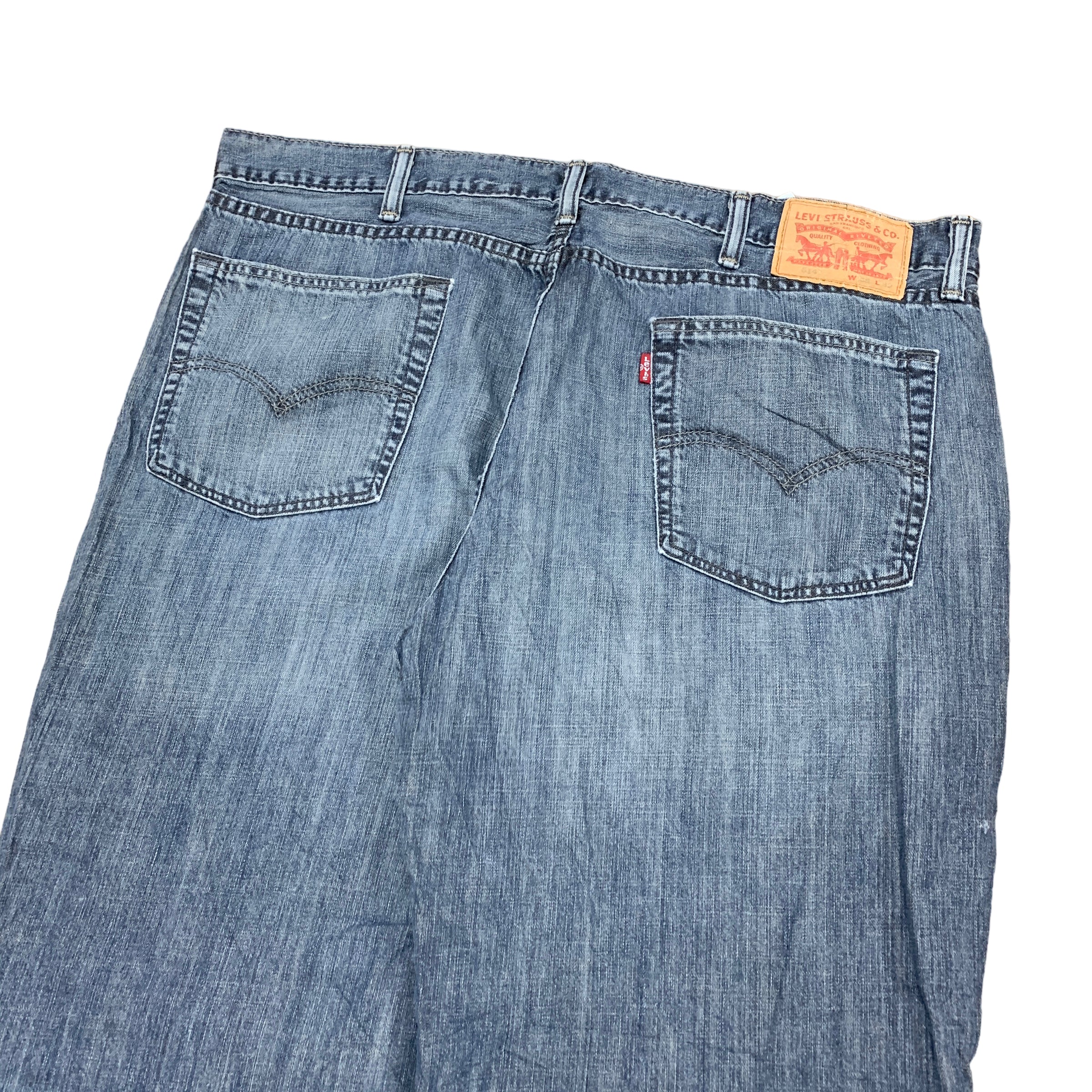 Levis 514 Jeans W38 L32 Mens Blue Straight Fit Denim