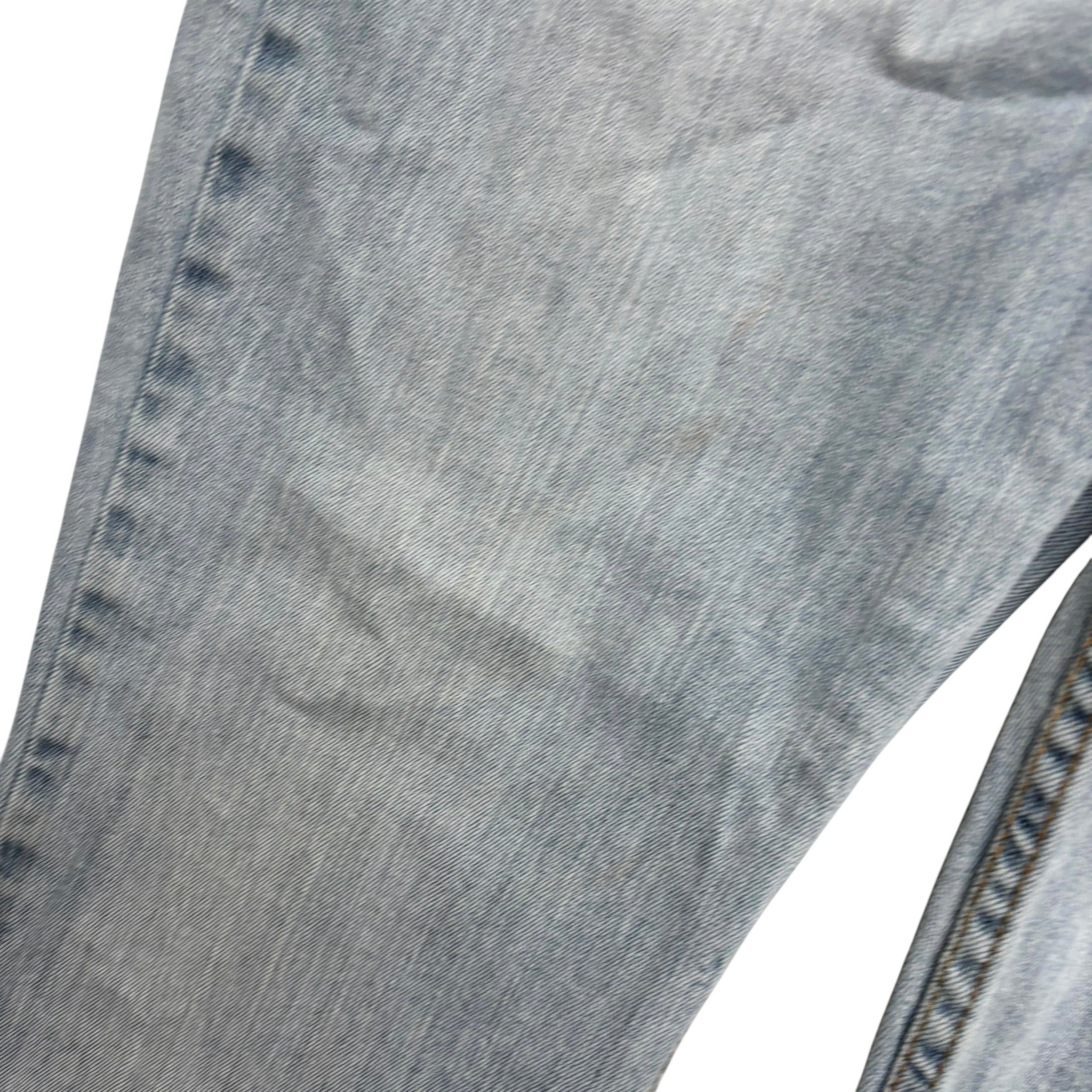 Levis 514 Jeans W36 L32 Mens Light Blue Regular Straight Fit Stretch Denim