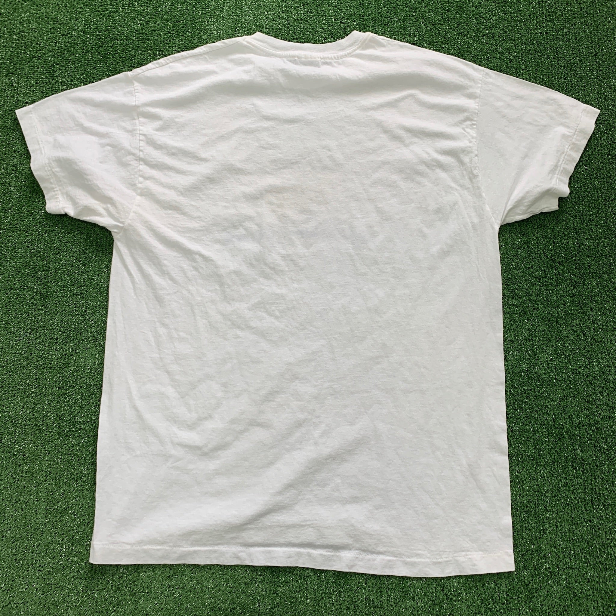 Vintage T Shirt Mens XL White Single Stitch Graphic Print 90s USA