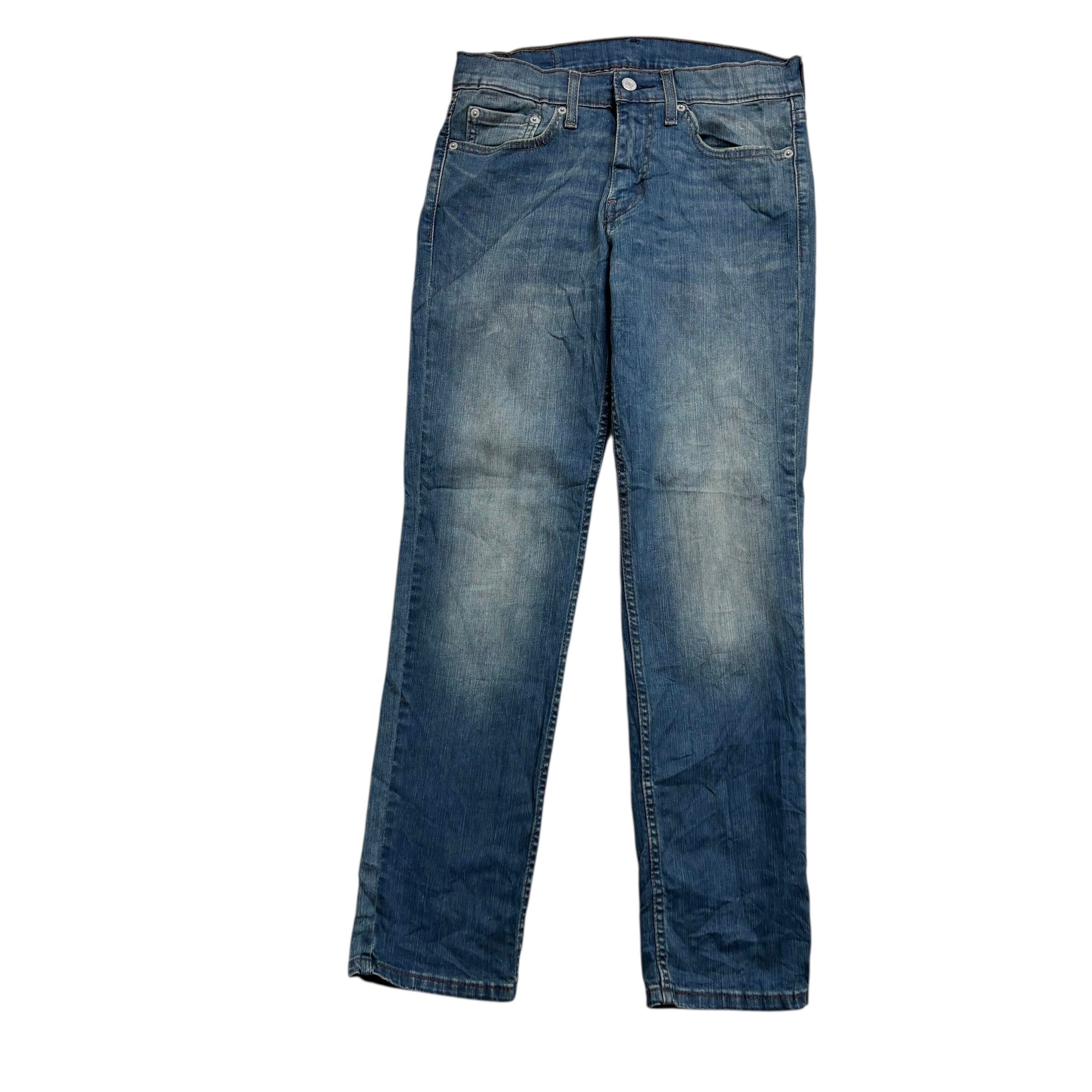 Levis 511 Jeans W29 L30 Mens Dark Blue Slim Fit Stretch Denim (E)