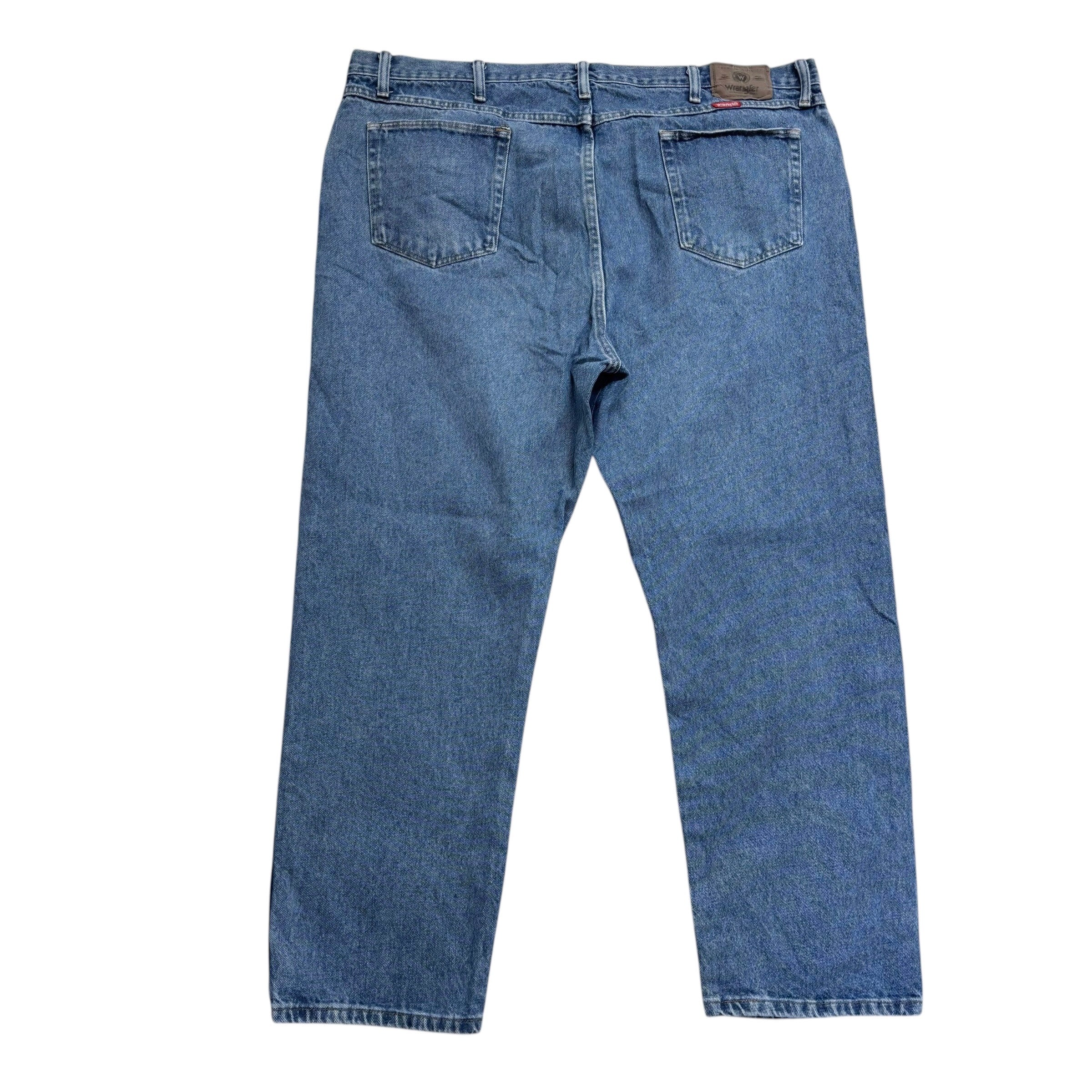 Wrangler Jeans W44 L29 Mens Light Blue Regular Straight Fit Vintage Denim (E)