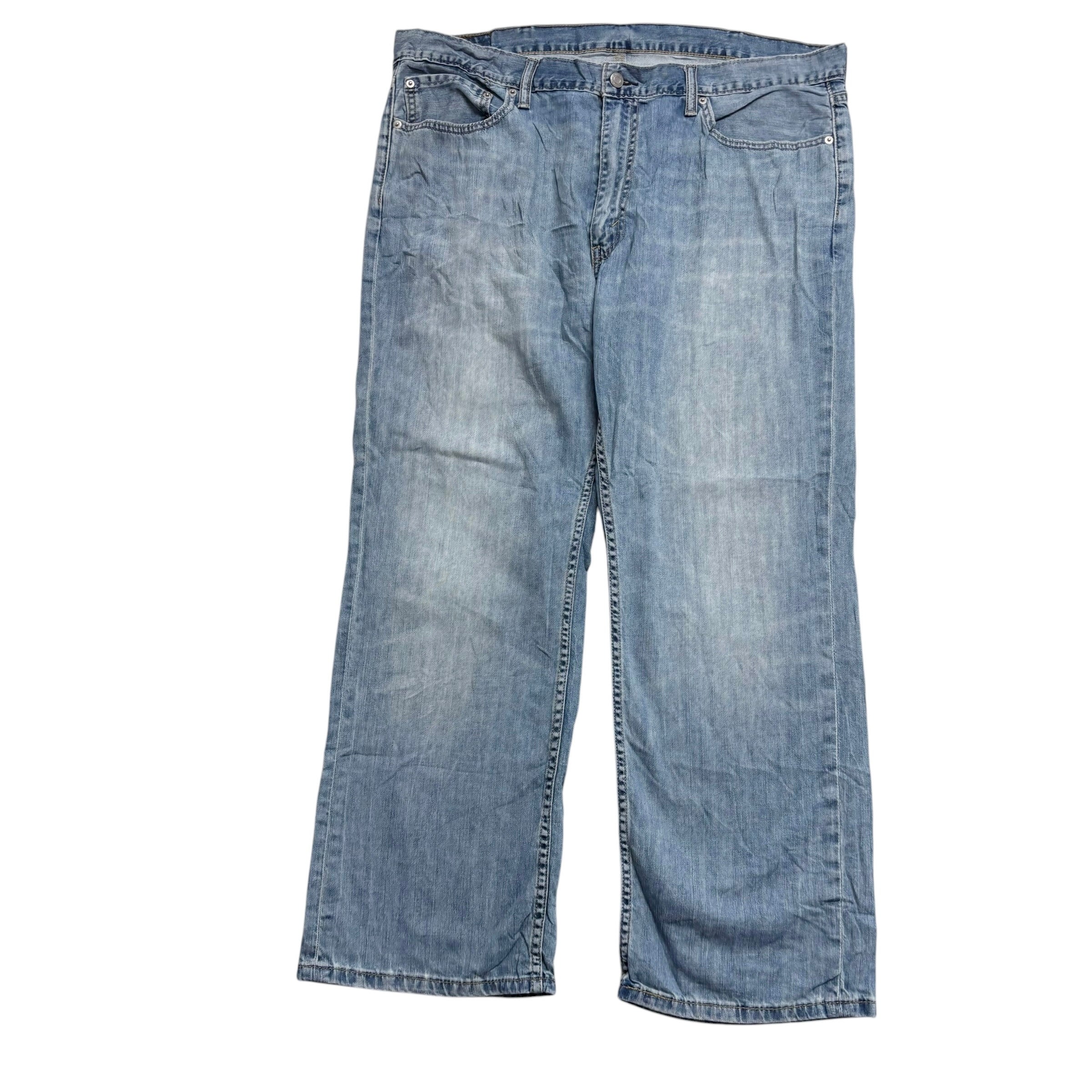 Levis 559 Jeans W40 L29 Mens Light Blue Baggy Relaxed Straight Fit Denim (E)