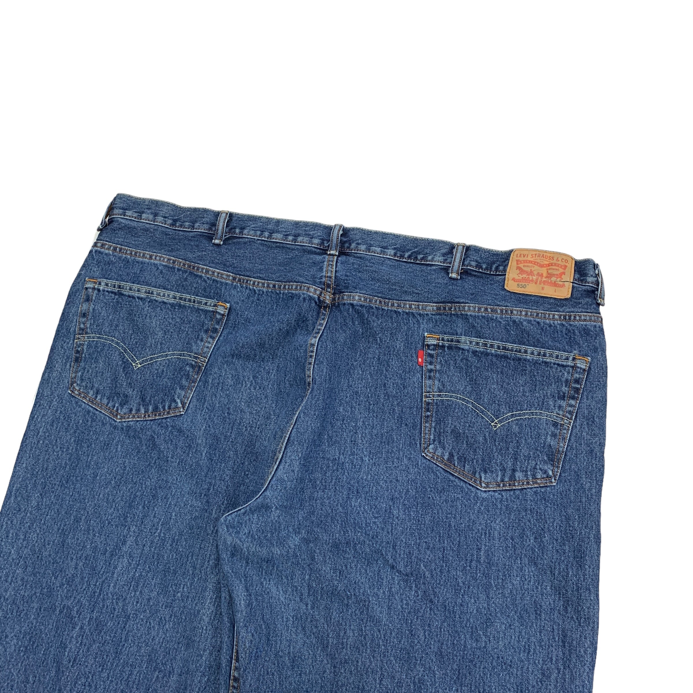 Levis 550 Jeans W54 L29 Mens Mid Blue Baggy Relaxed Fit Denim