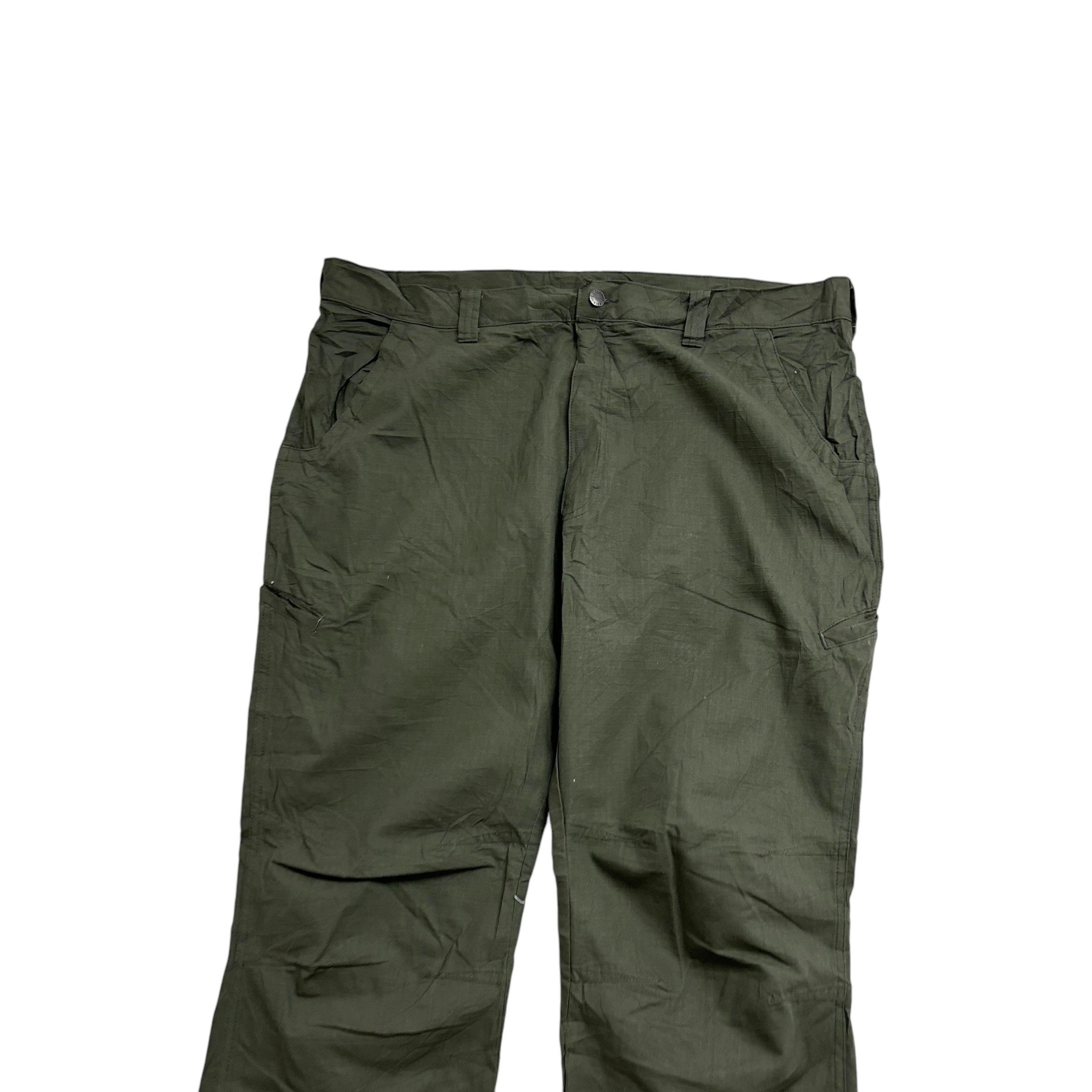 Dickies Carpenter Pants W40 L30 Mens Green Relaxed Straight Trousers Jeans (E)