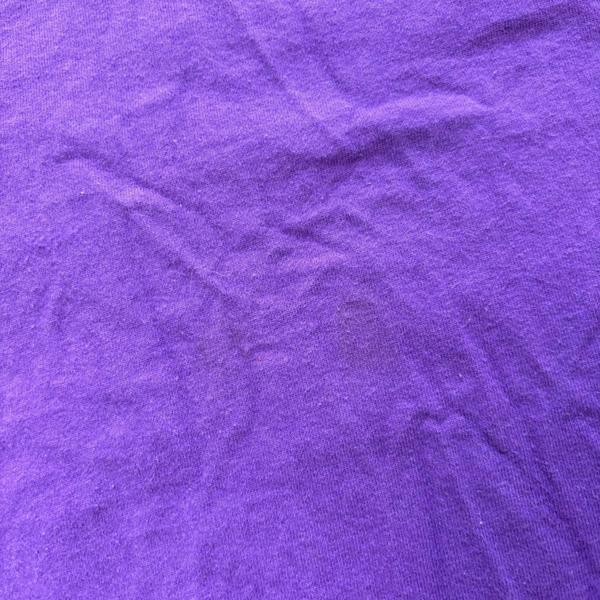 Vintage T Shirt Mens XXL Purple Single Stitch Graphic Print 90s USA