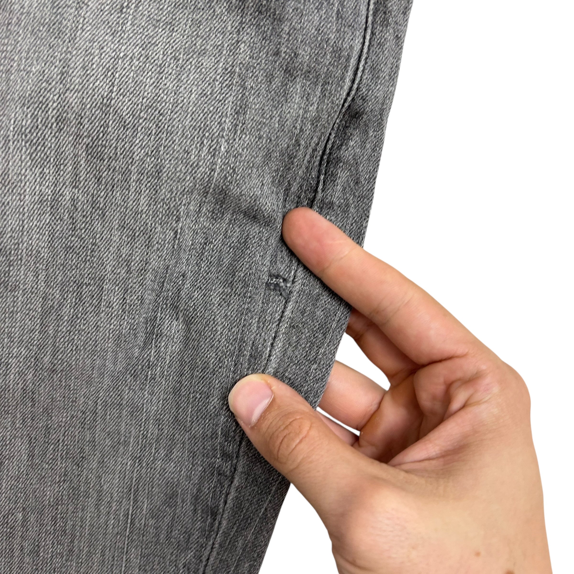 Levis 511 Jeans W32 L29 Mens Grey Slim Fit Stretch Denim