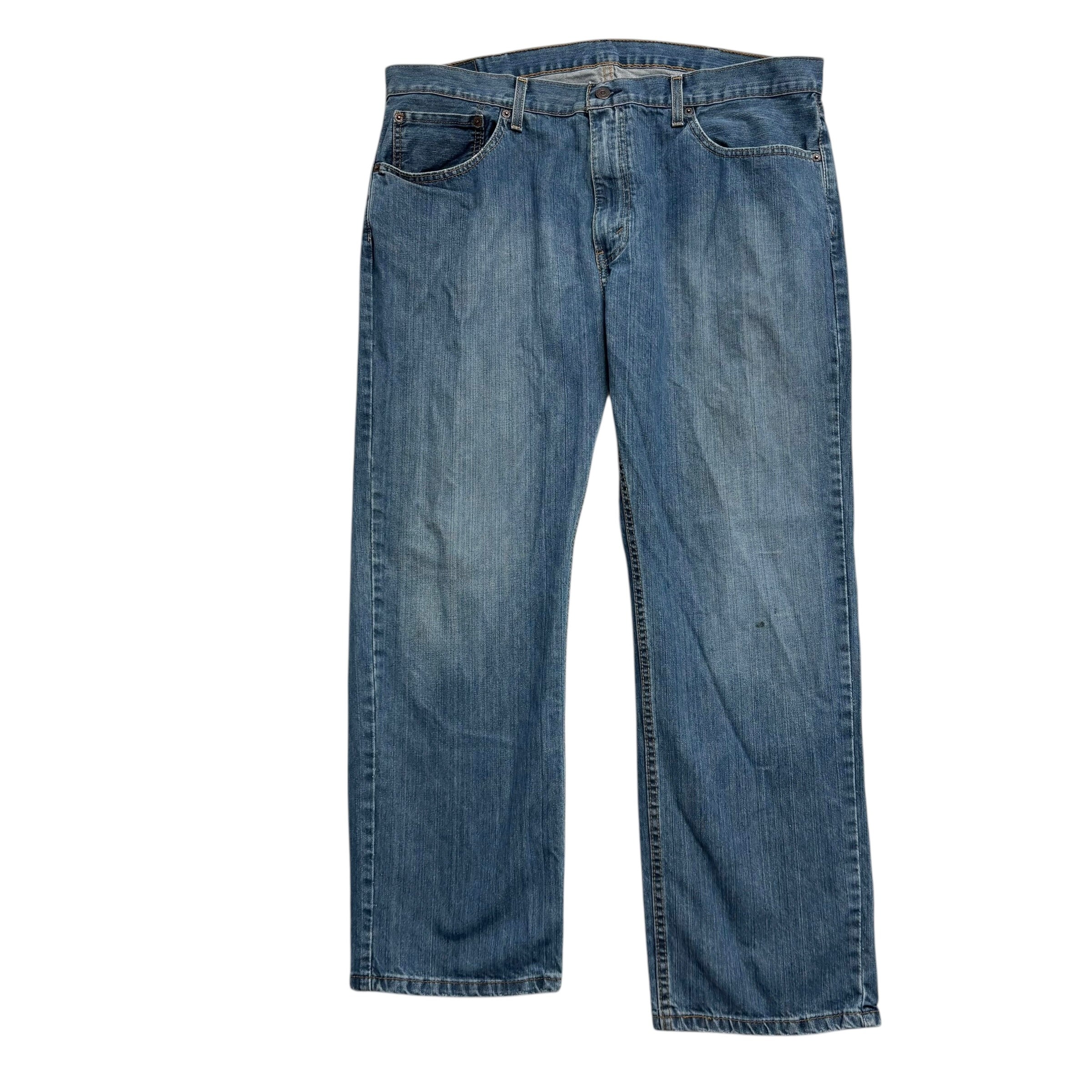 Levis 559 Jeans W38 L28 Mens Dark Blue Baggy Relaxed Straight Fit Denim (E)
