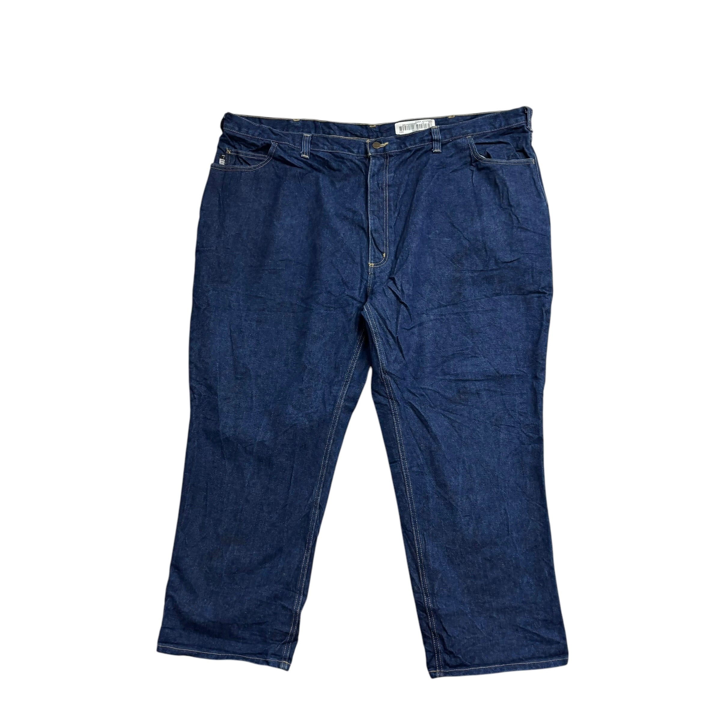 Carhartt Jeans W50 L28 Mens Dark Blue Relaxed Straight Fit Denim (E)