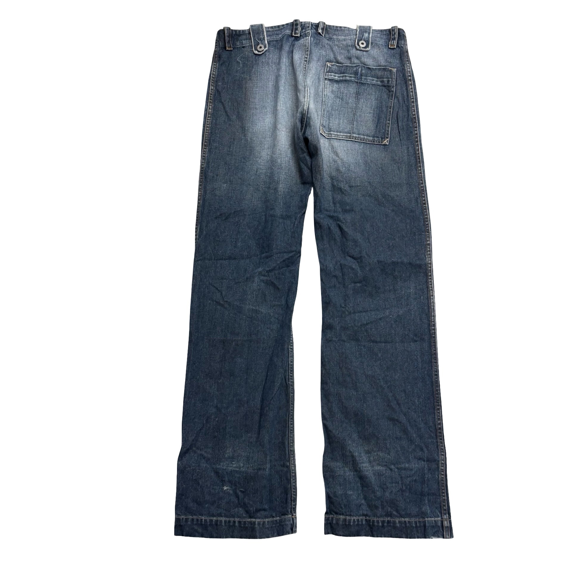 Diesel Cardiel Jeans W34 L34 Mens Y2K Dark Blue Baggy Relaxed Fit Vintage Denim