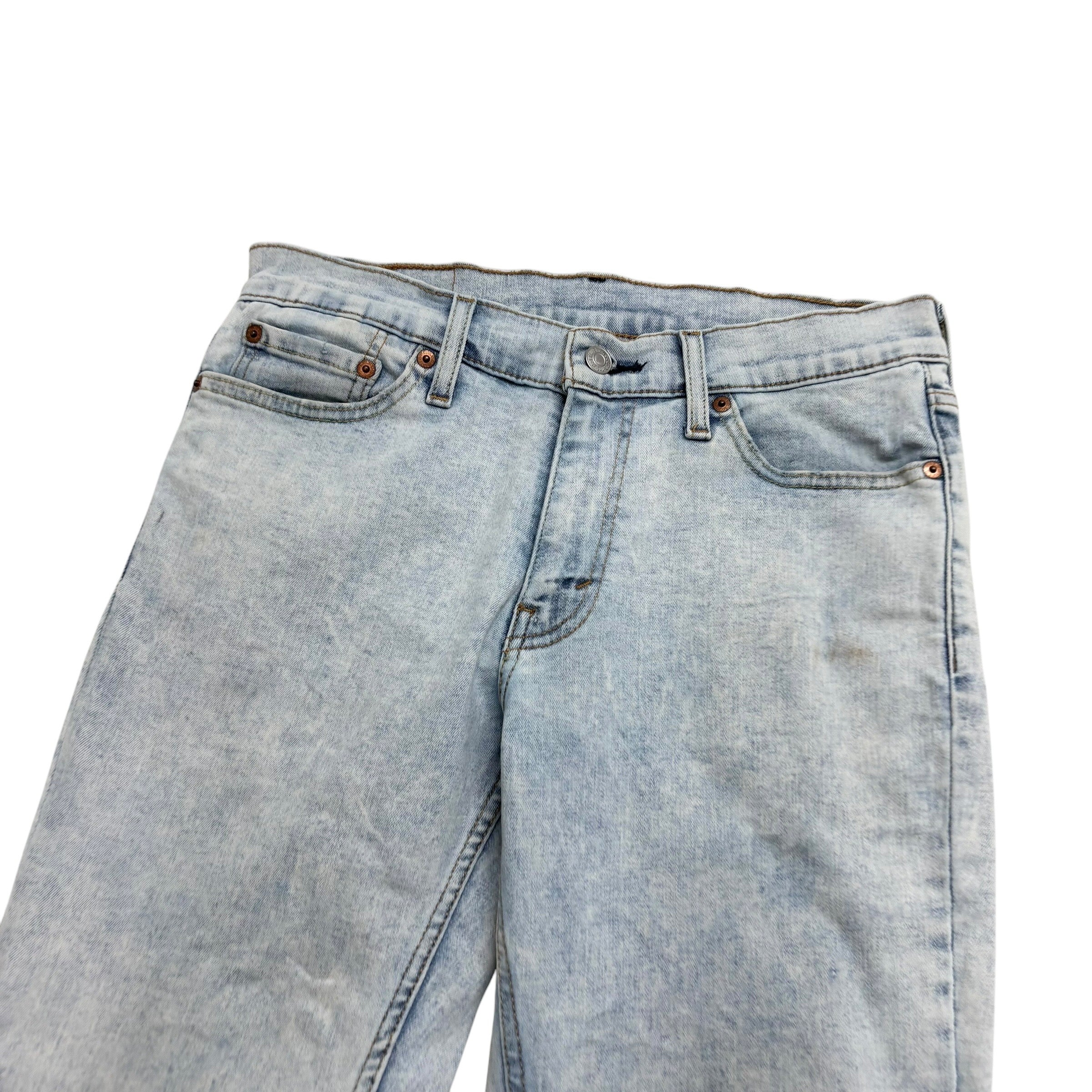 Levis 511 Jeans W30 L32 Mens Light Blue Slim Fit Stretch Denim