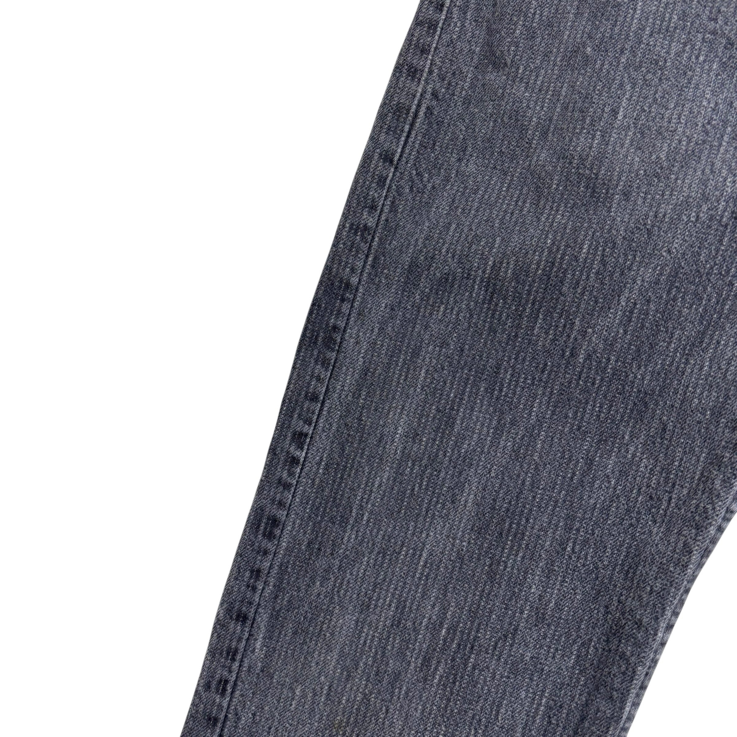 Levis 505 Jeans W31 L34 Mens Grey Slim Straight Fit Made In USA Vintage 80s