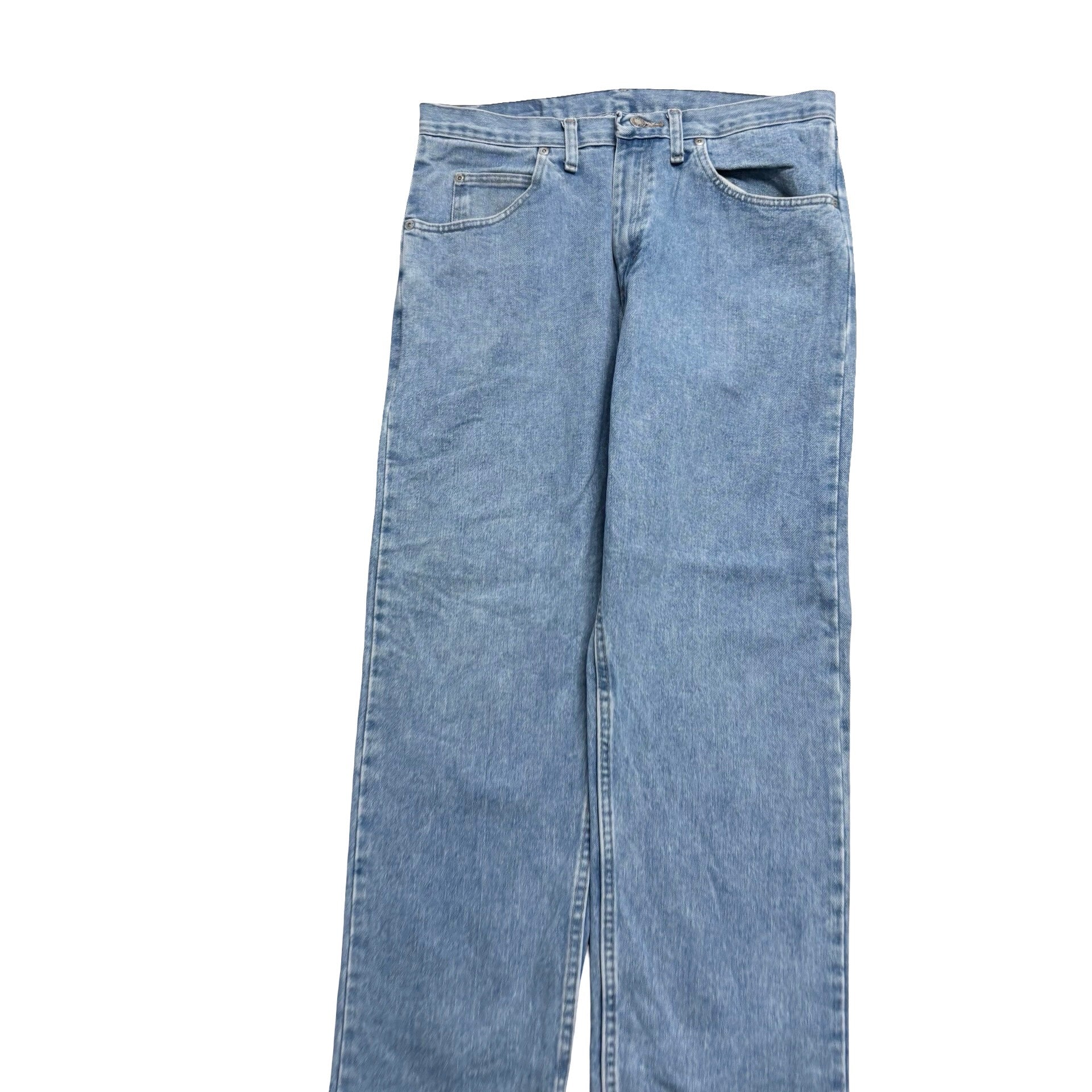 Wrangler Jeans W33 L32 Mens Light Blue Relaxed Straight Fit Denim (E)