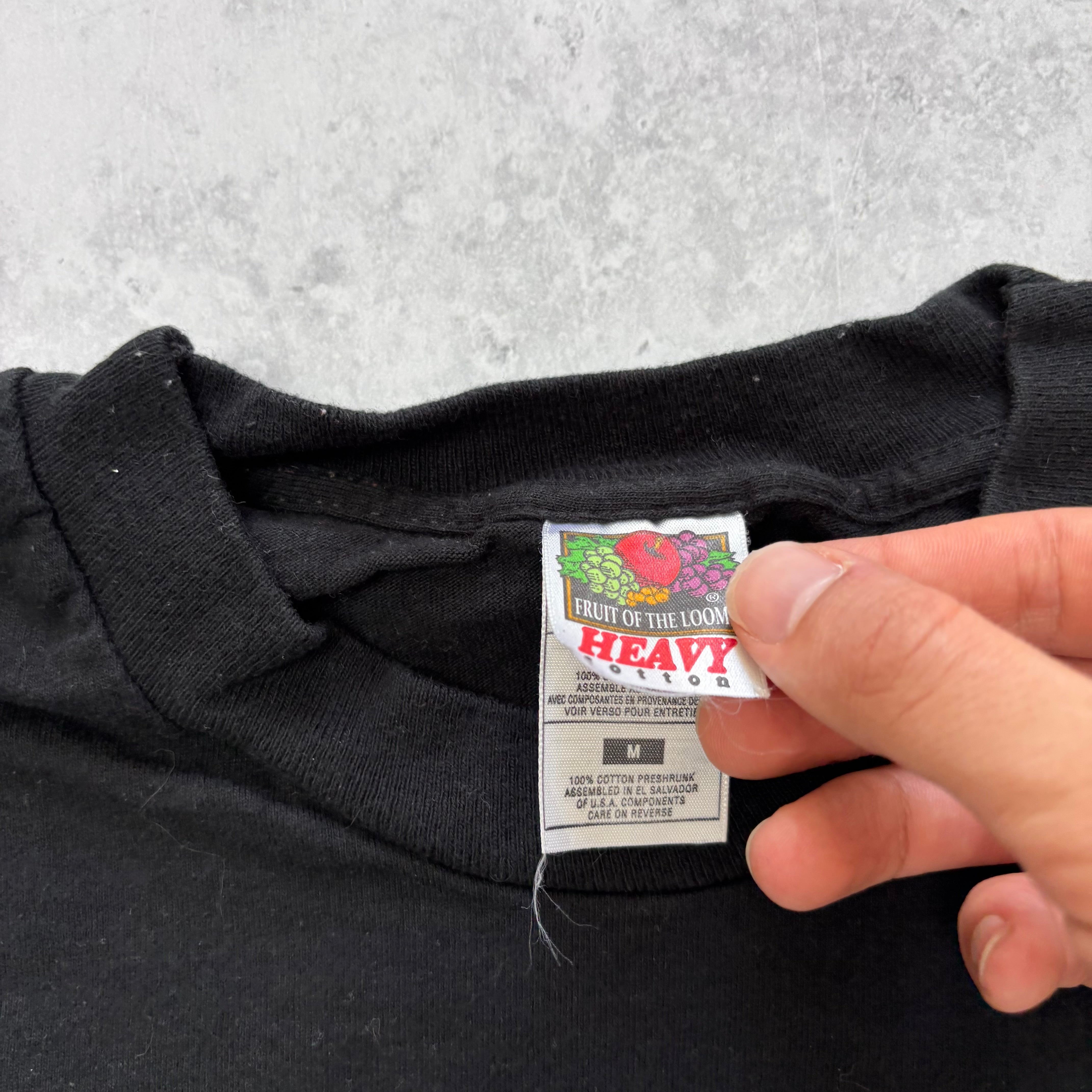 Vintage T Shirt Mens Medium Black Single Stitch Graphic Print 90s Ballet (E)