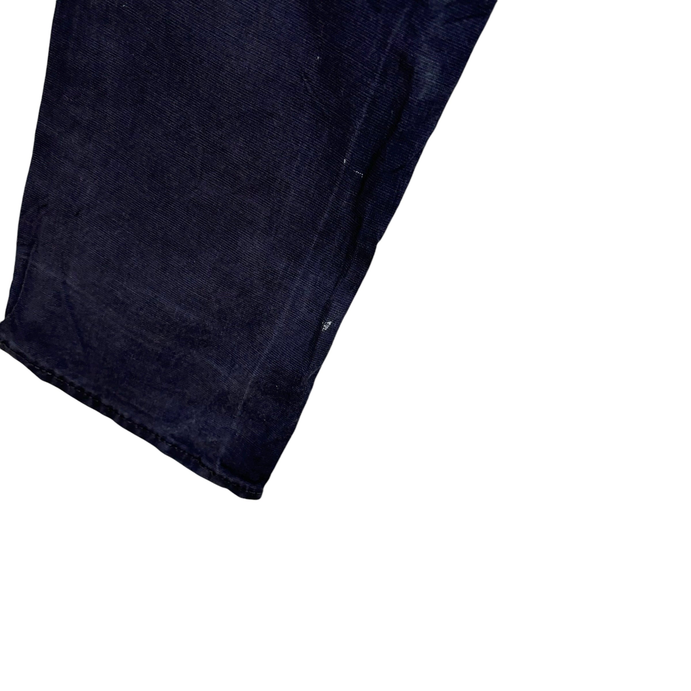 Levis 511 Trousers W27 L32 Mens Navy Blue Slim Fit Stretch Cotton Pants