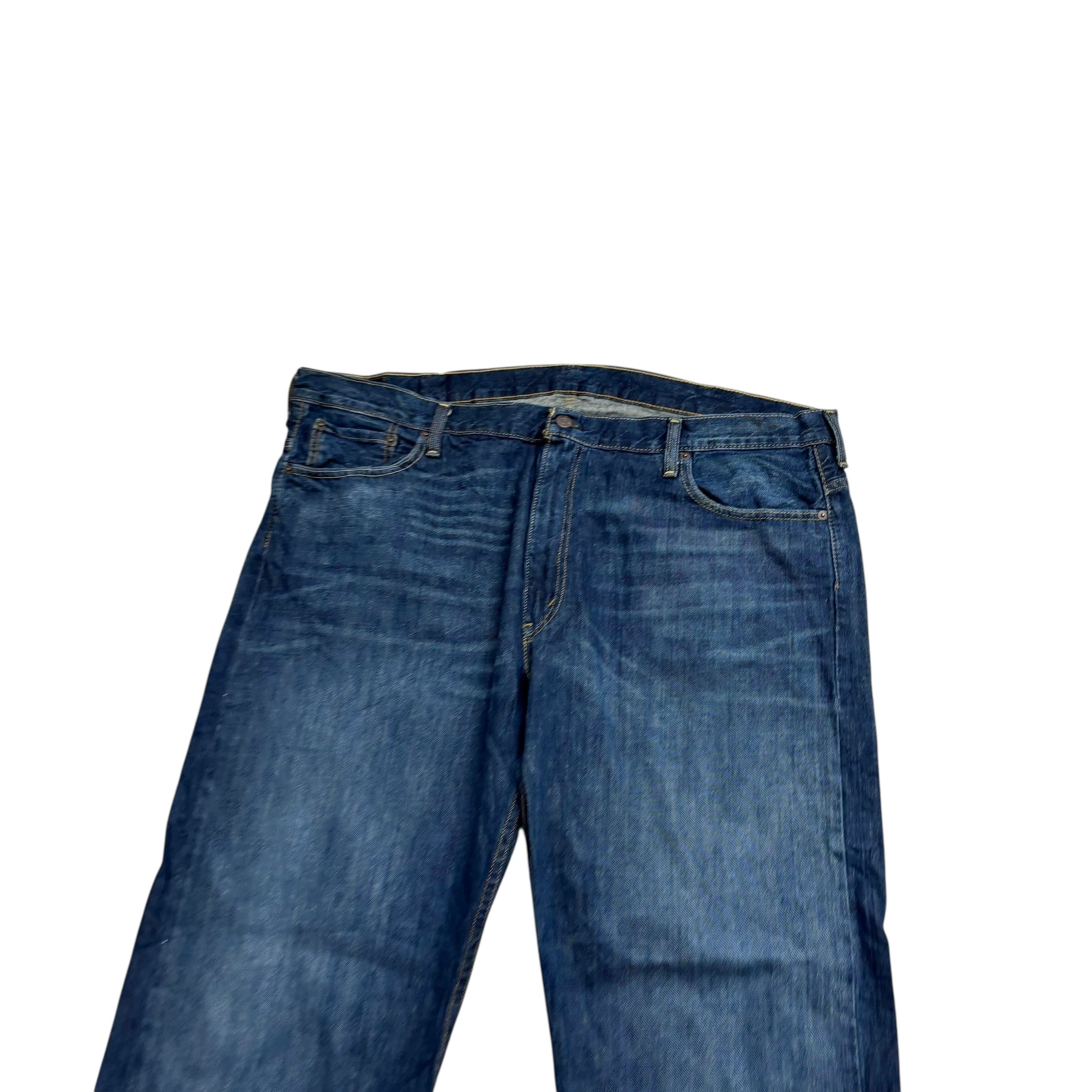 Levis 569 Jeans W42 L30 Mens Dark Blue Baggy Relaxed Straight Fit Vintage Denim