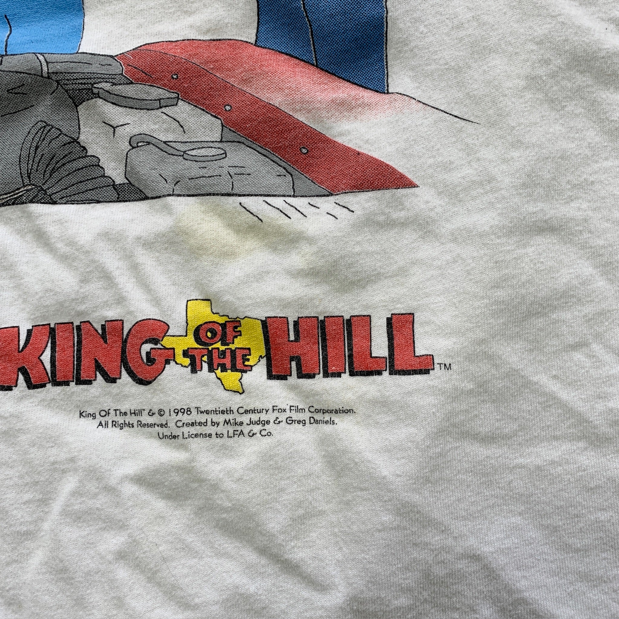 Vintage T Shirt Mens 3XL White Graphic Print 90s USA TV Film Promo