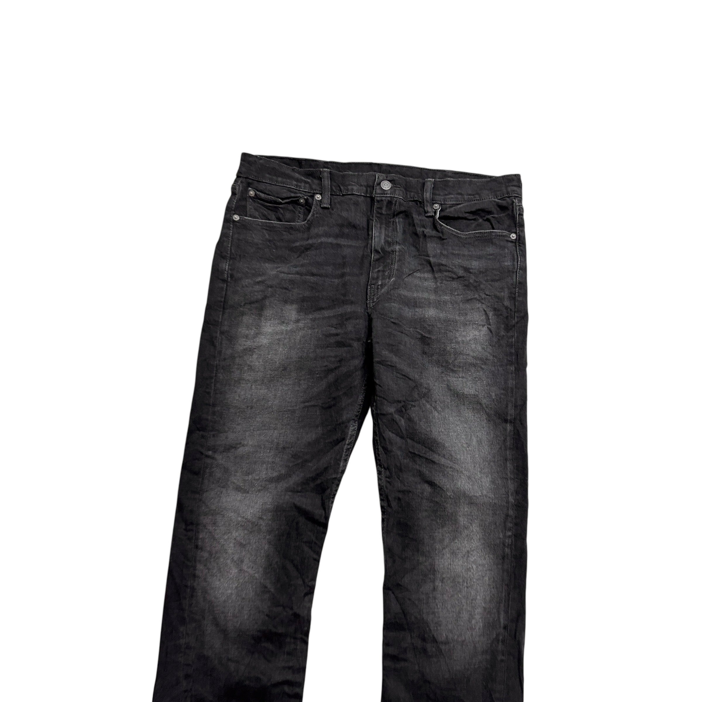 Levis 511 Jeans W38 L32 Mens Black Slim Fit Stretch Denim (E)