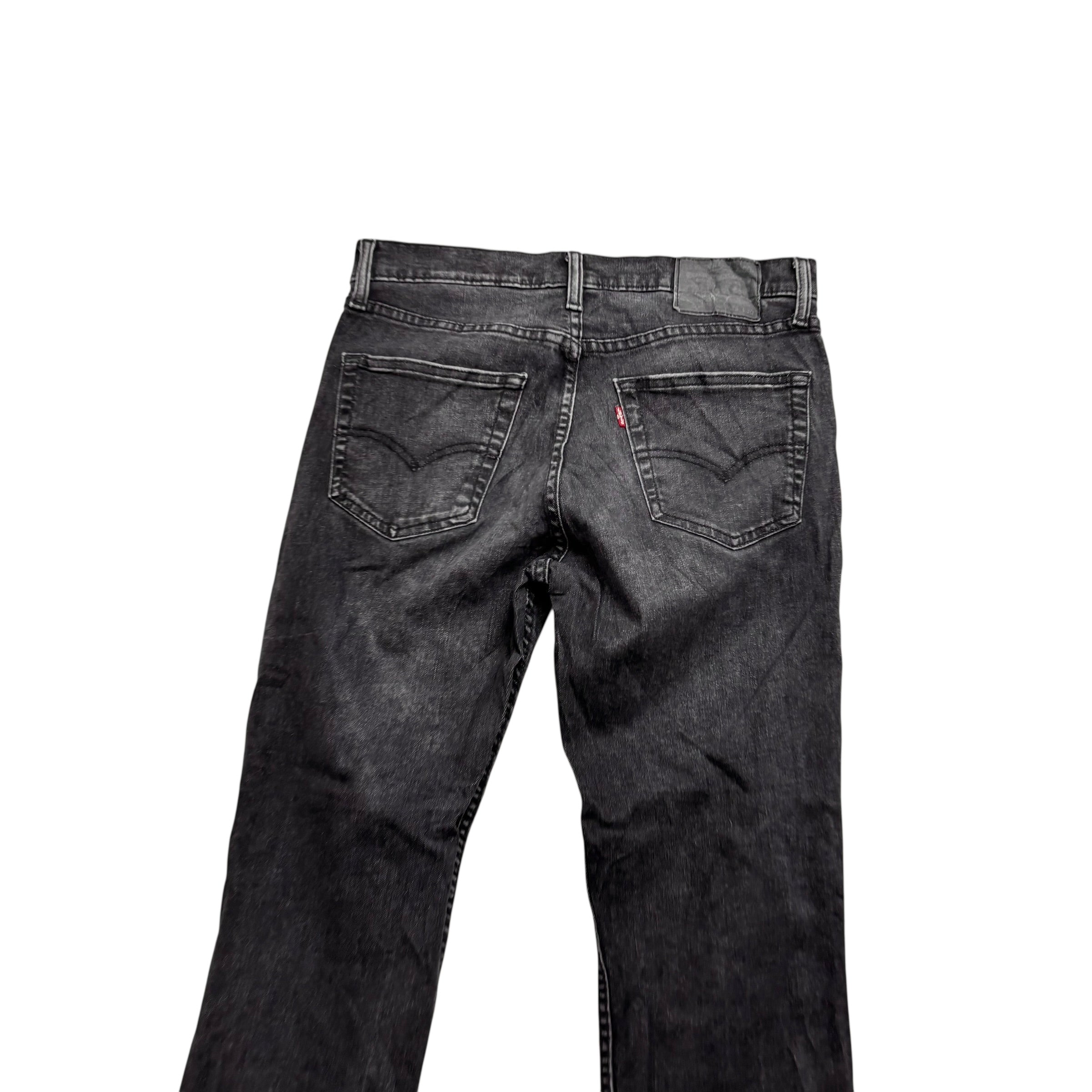 Levis 511 Jeans W33 L30 Mens Black Slim Fit Stretch Denim (E)