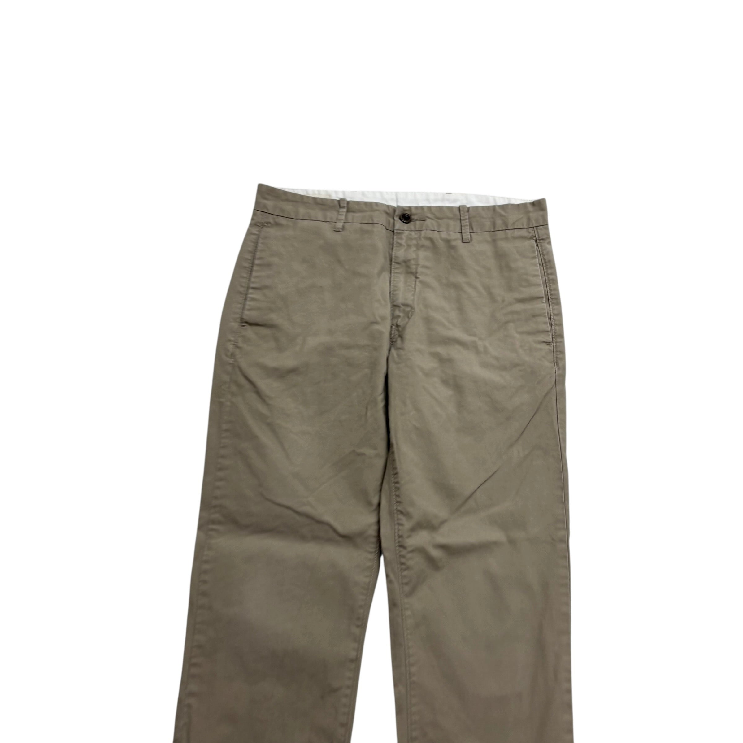Levis Chino Trousers W31 L32 Mens Beige Regular Tapered Fit Pants (E)
