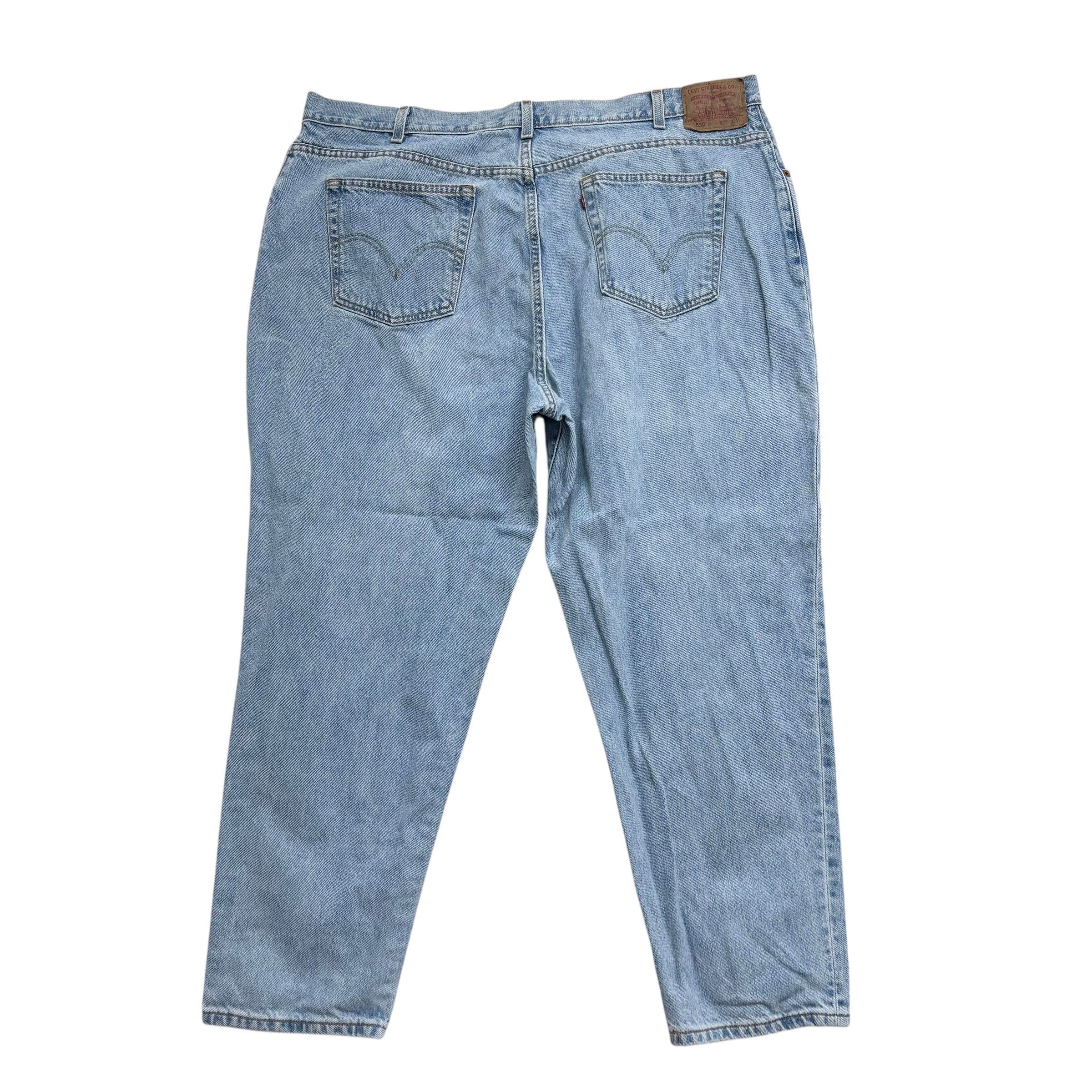 Levis 550 Jeans W44 L30 Womens Light Blue Relaxed Tapered Fit Vintage