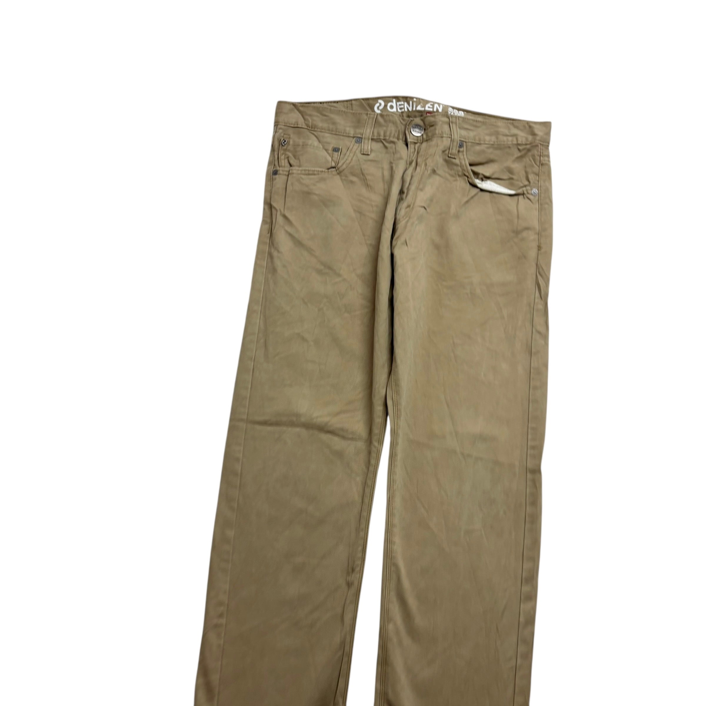 Levis Denizen Trousers W32 L30 Mens Beige Regular Tapered Fit Vintage (E)