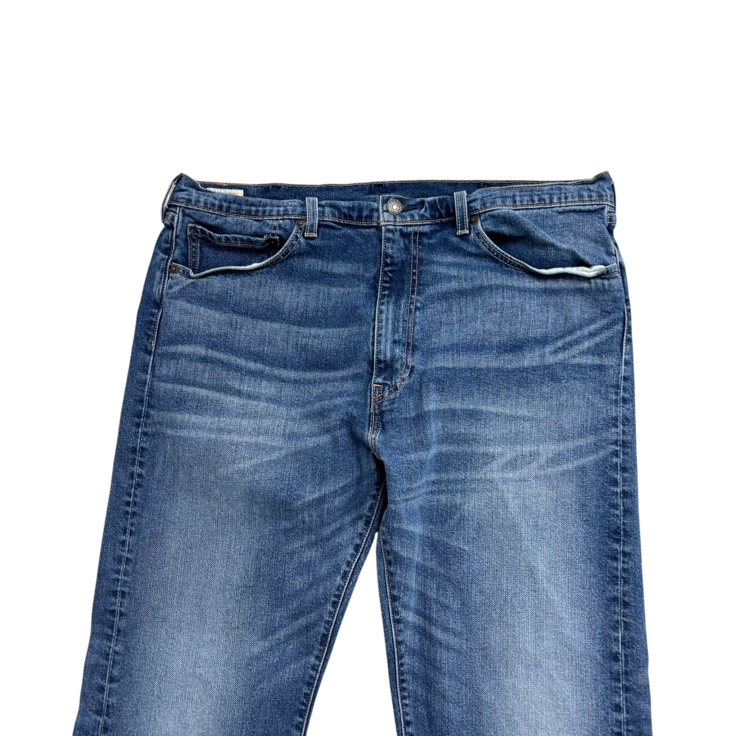 Levis 505 Jeans W38 L29 Mens Mid Blue Regular Straight Fit Premium Stretch Denim