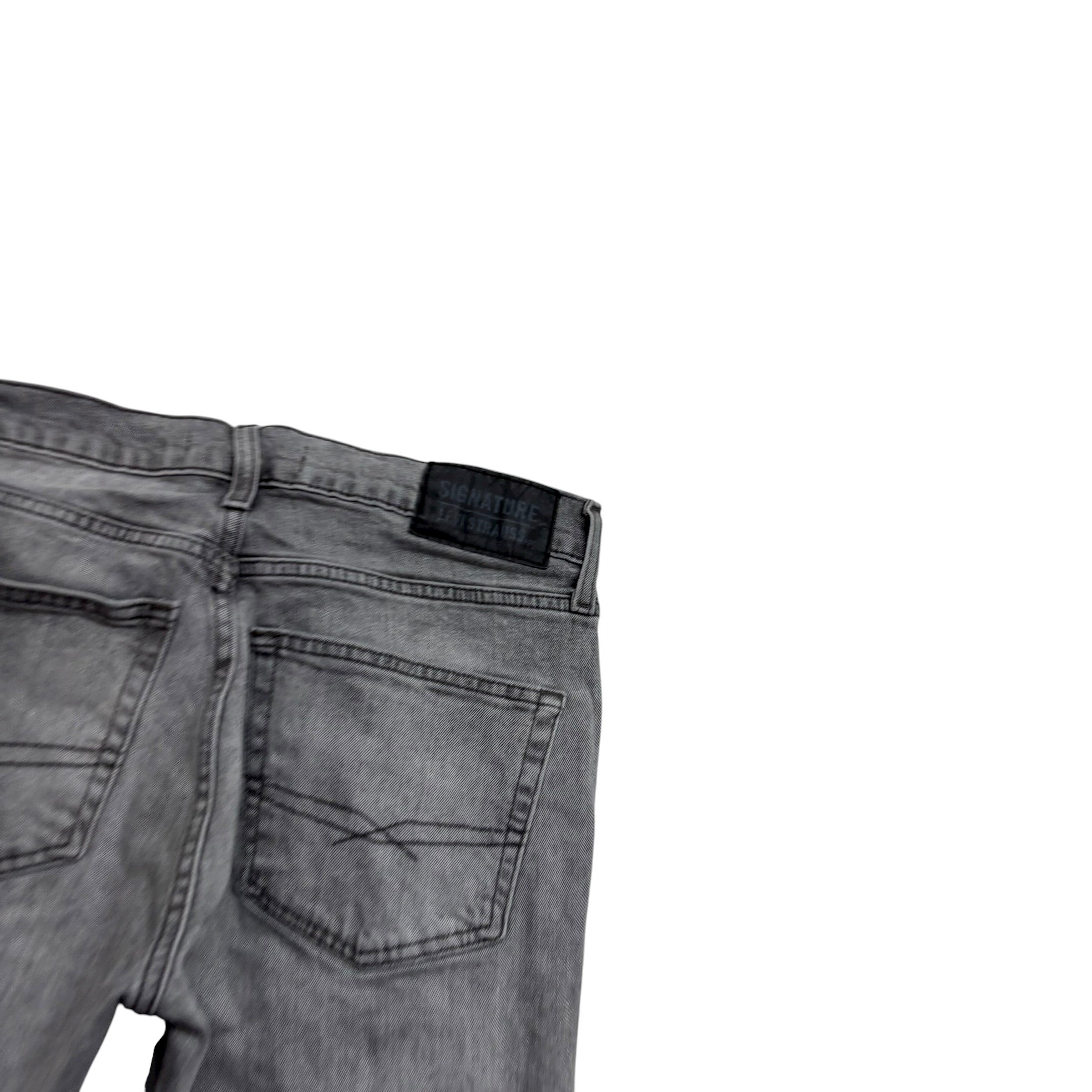 Levis Signature Jeans W31 L29 Mens Grey Slim Fit Stretch Denim