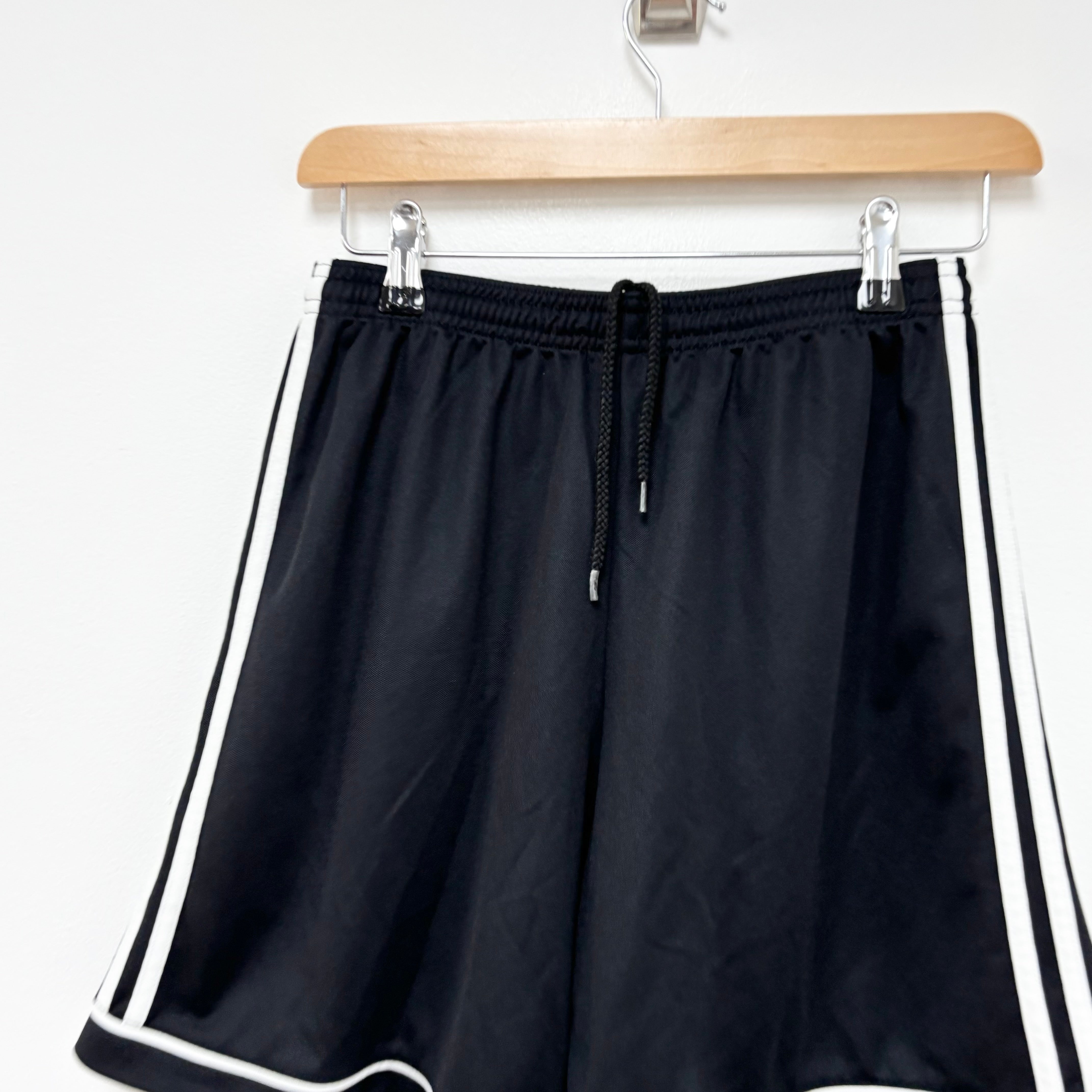 Adidas Shorts Mens Medium Black Sports Running Gym Athletic (E)