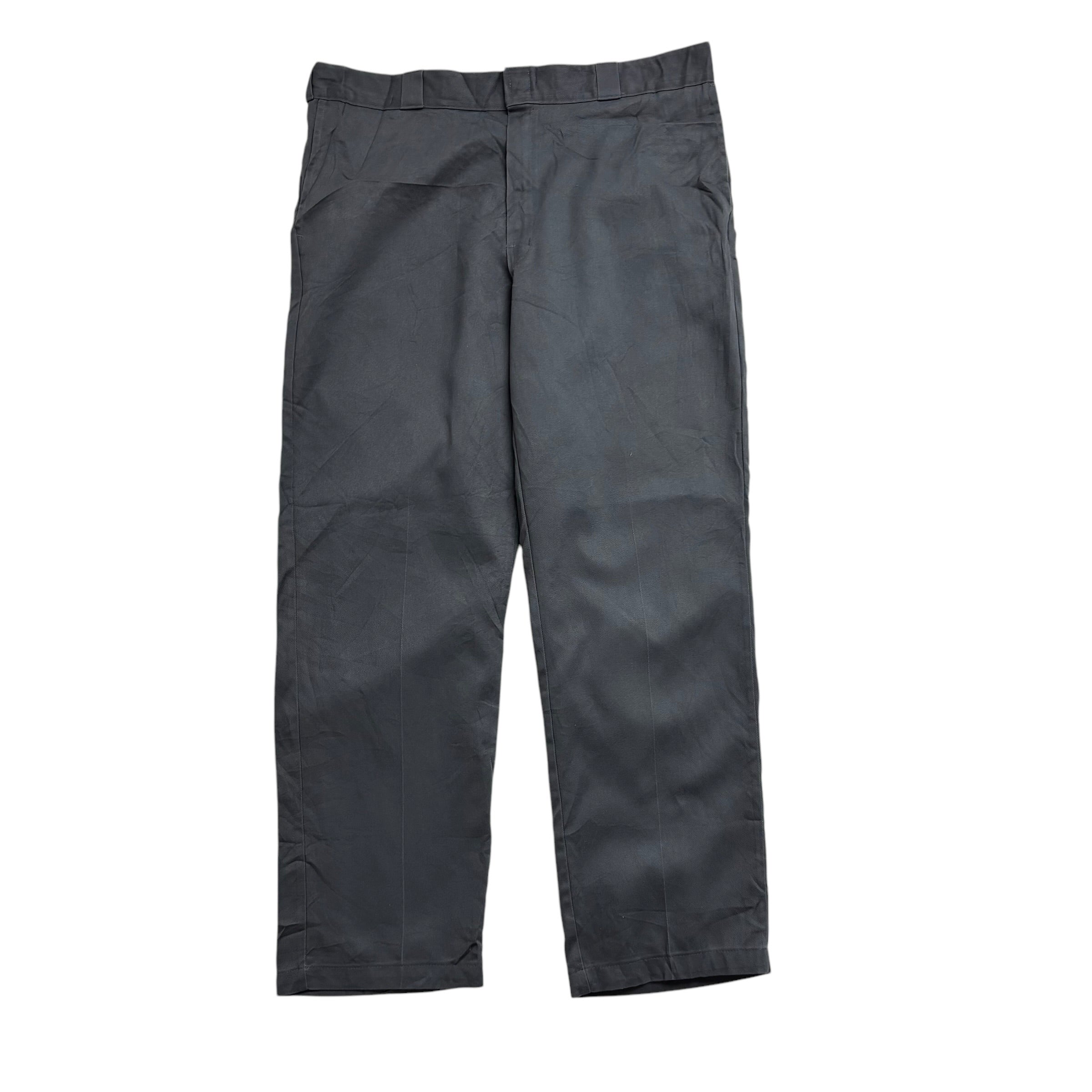 Dickies 874 Trousers W40 L32 Mens Grey Pants Original Straight Fit Workwear