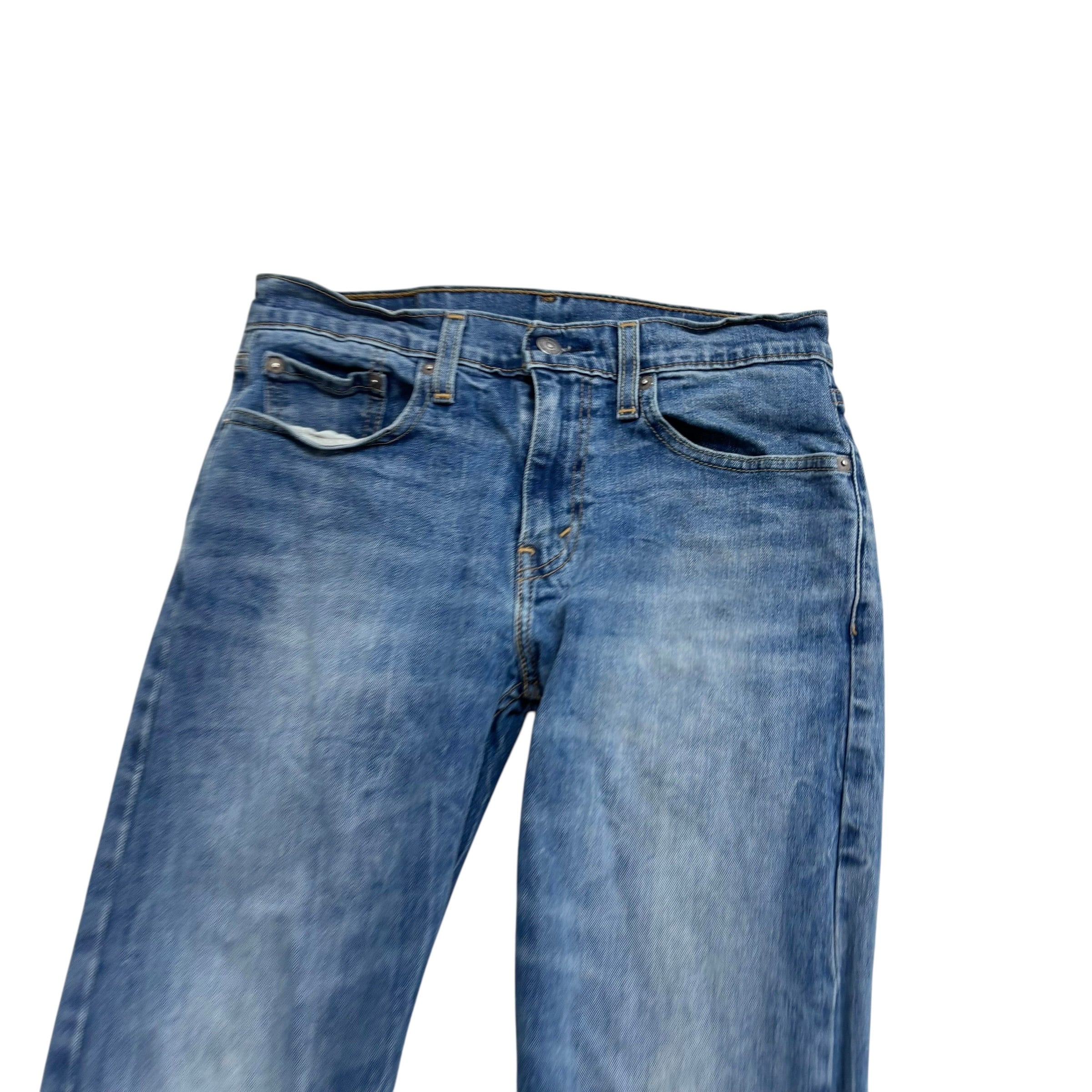Levis 502 Jeans W29 L29 Mens Mid Blue Slim Tapered Fit Stretch Denim