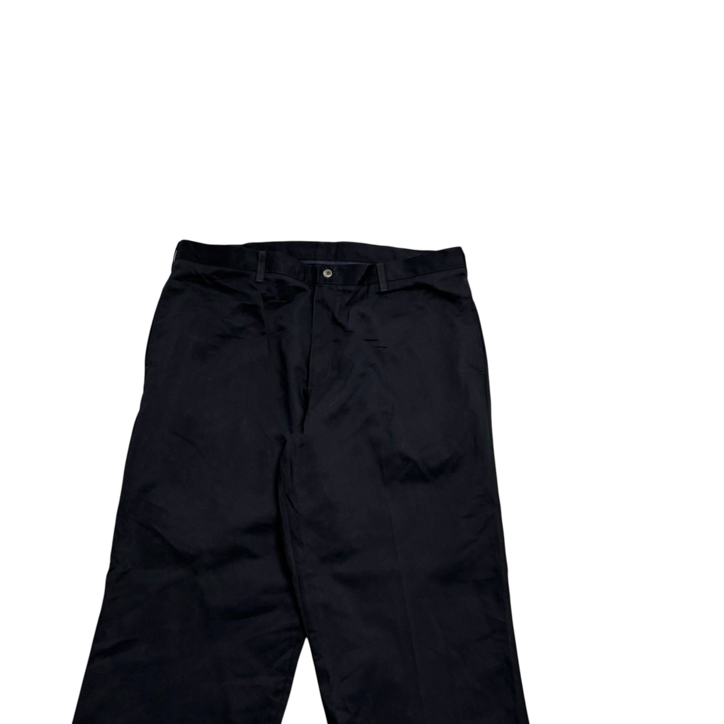 Wrangler Trousers W40 L31 Mens Black Relaxed Baggy Straight Fit Pants (E)