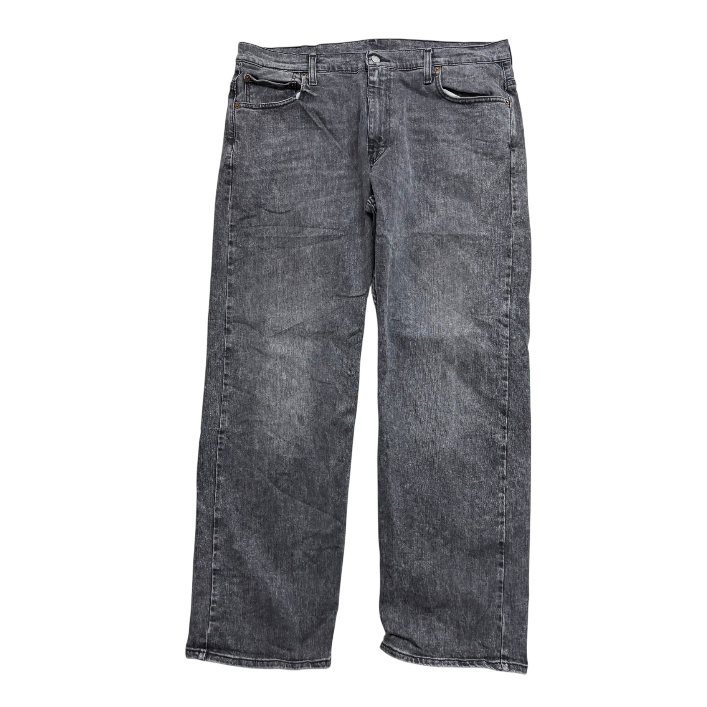 Levis 569 Jeans W36 L32 Mens Grey Baggy Relaxed Straight Fit Stretch Denim