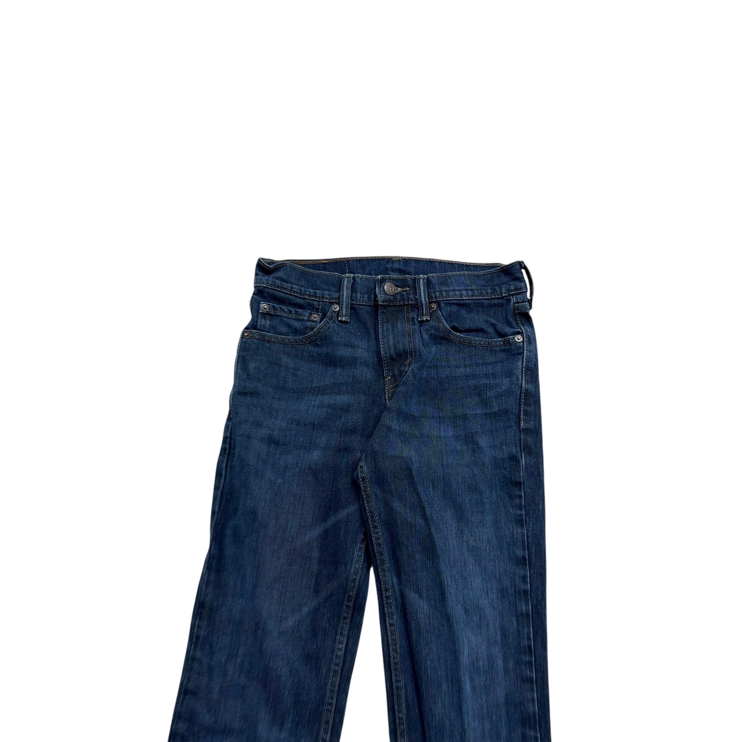Levis 511 Jeans W28 L29 Mens Dark Blue Slim Fit Stretch Denim (E)