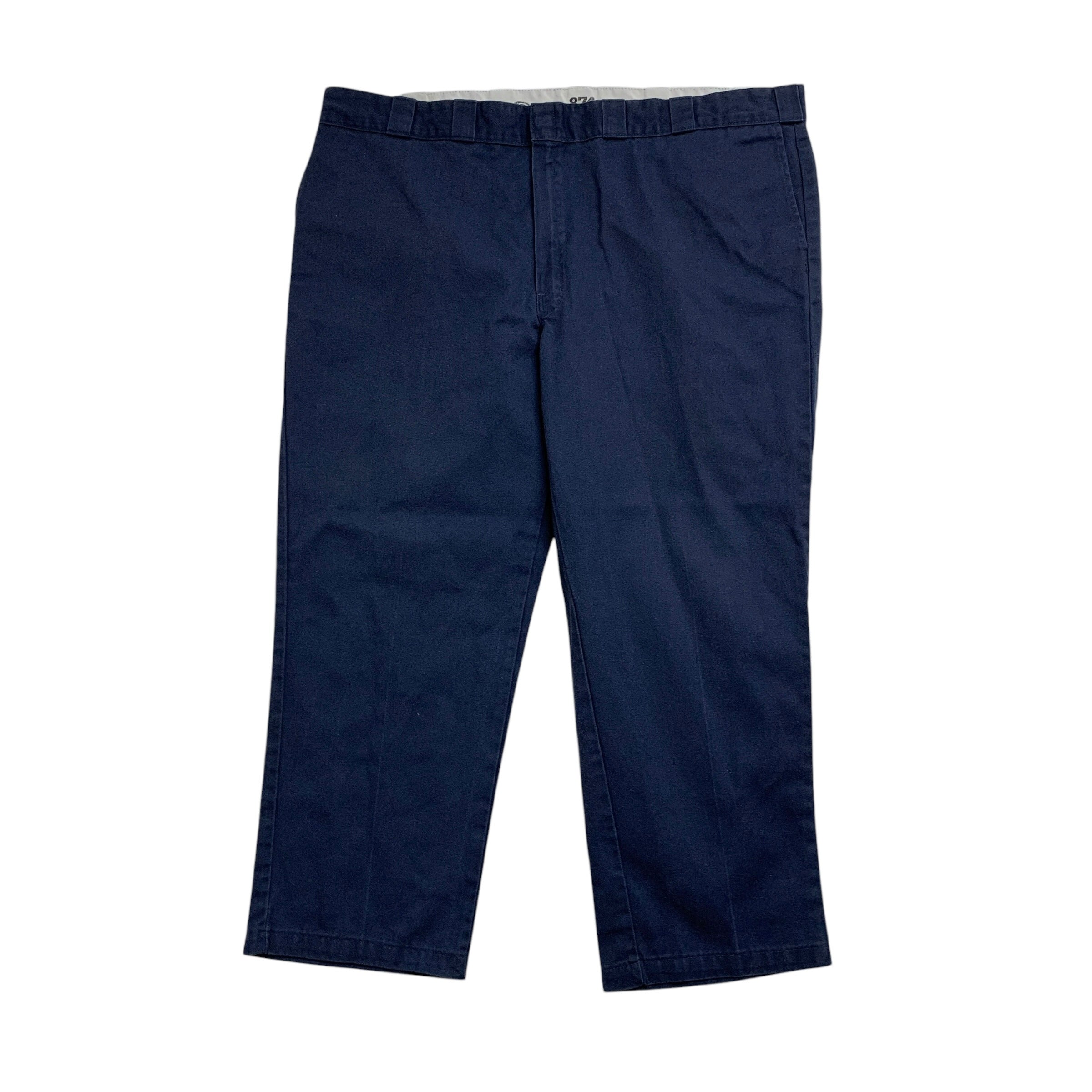 Dickies 874 Trousers W48 L30 Mens Navy Blue Pants Original Straight Fit Workwear