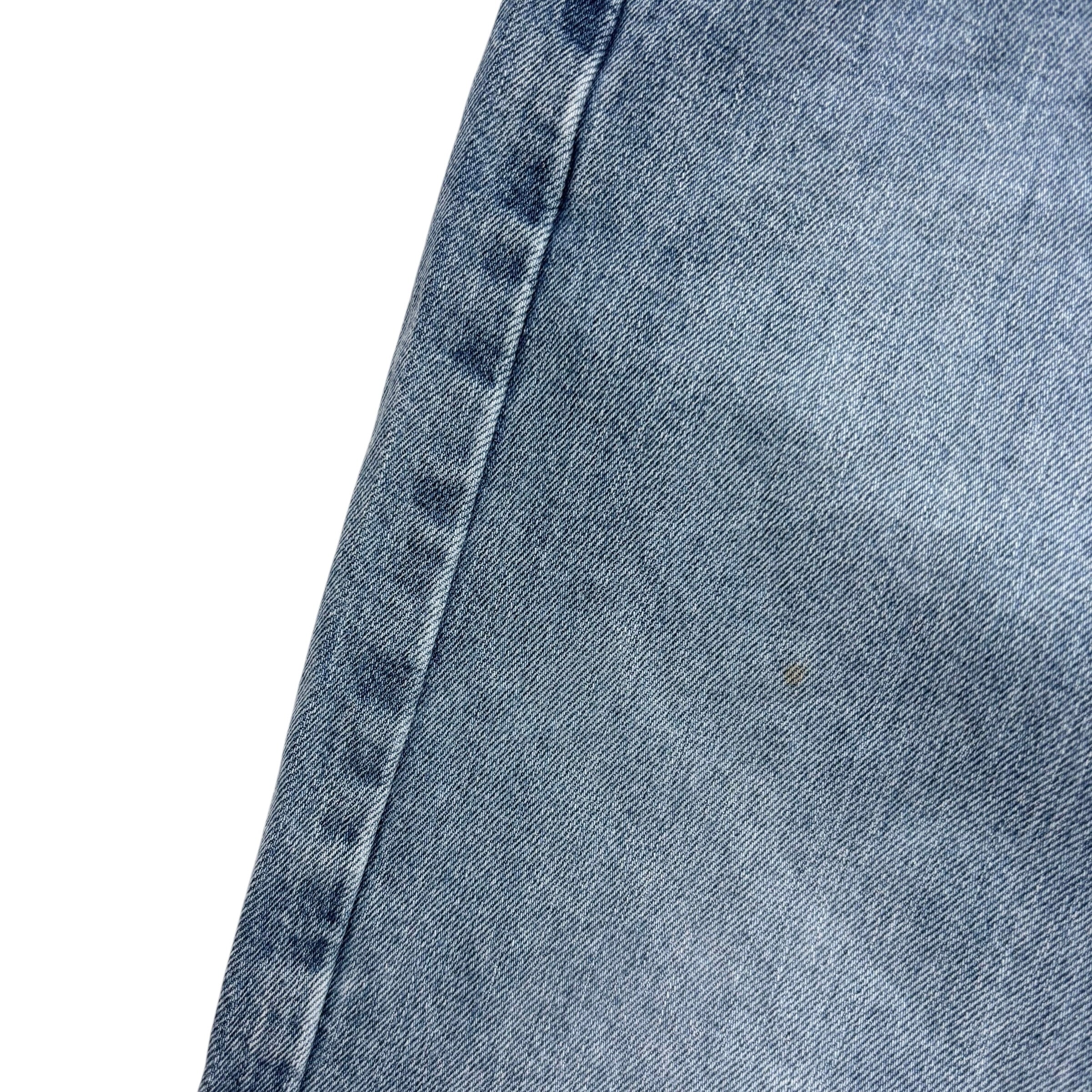 Levis 505 Jeans W36 L30 Mens Light Blue Regular Straight Fit Stretch Denim