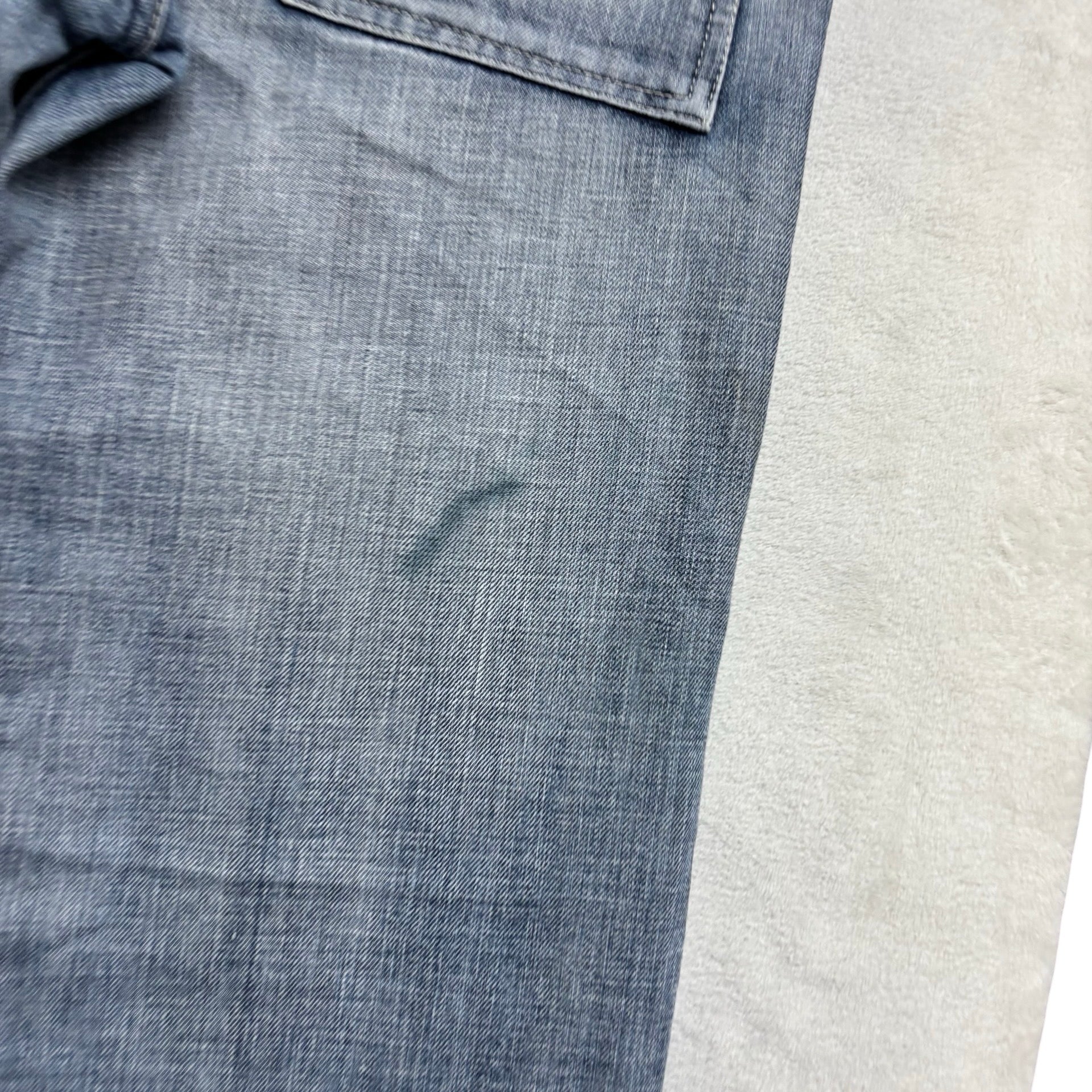 Diesel Roody Jeans W34 L33 Mens Mid Blue Relaxed Straight Fit Denim