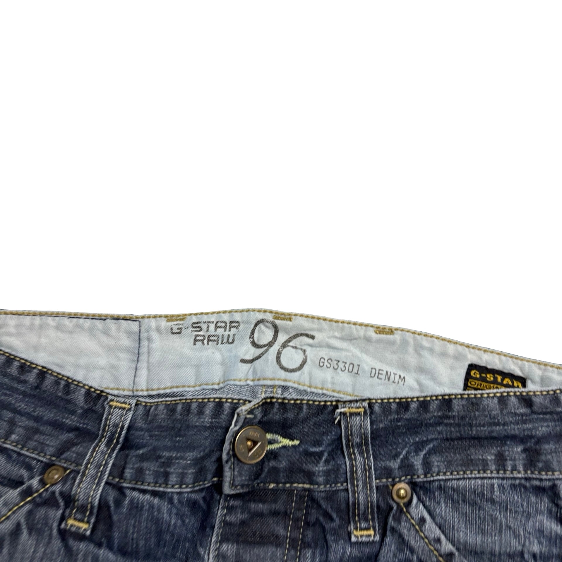 G Star  Jeans W30 L30 Mens Dark Blue Elwood Heritage Narrow Slim Fit Denim (E)