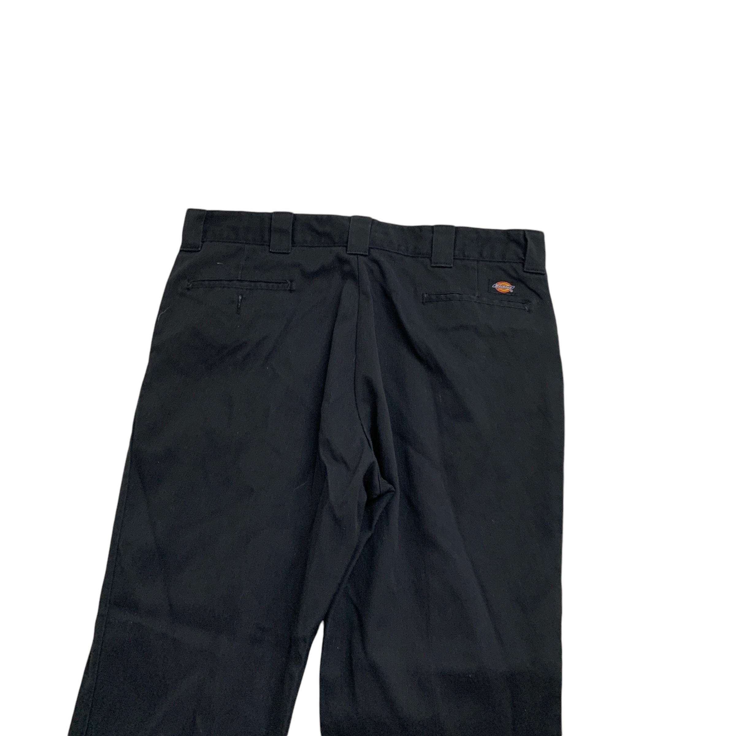 Dickies 874 Trousers W40 L32 Mens Black Pants Original Straight Fit Workwear