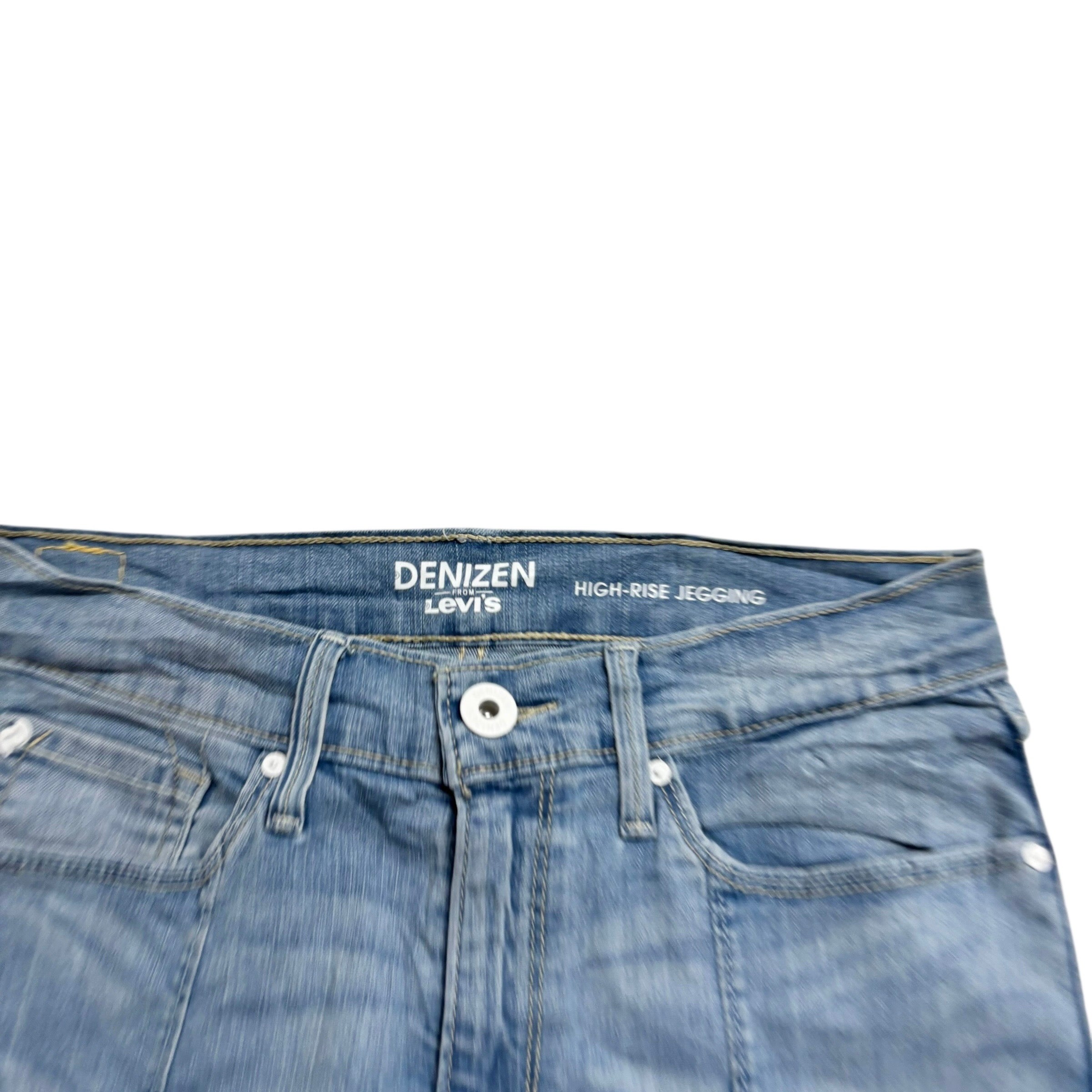 Levis Denizen Jeans W27 L29 Womens Jegging Light Blue Stretch (E)