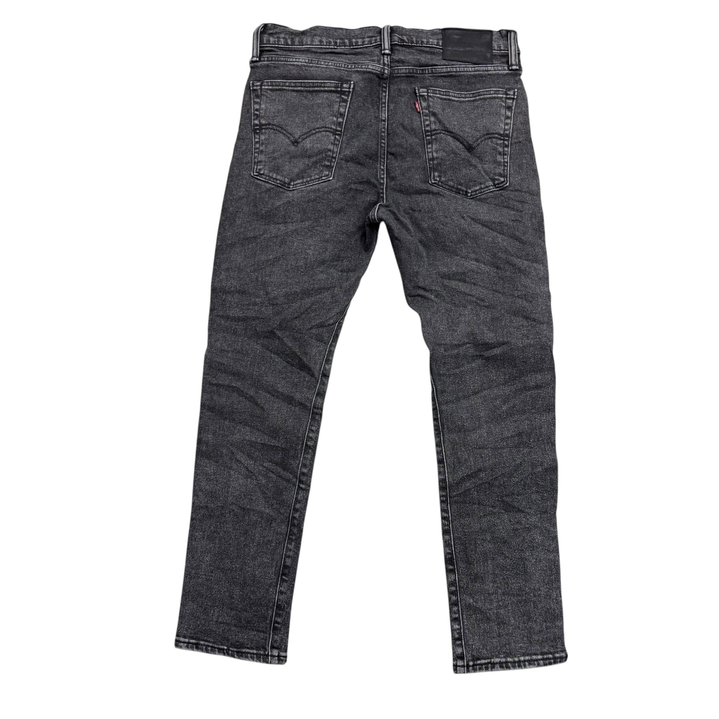 Levis 510 Jeans W32 L29 Mens Grey Skinny Fit Stretch Denim (E)