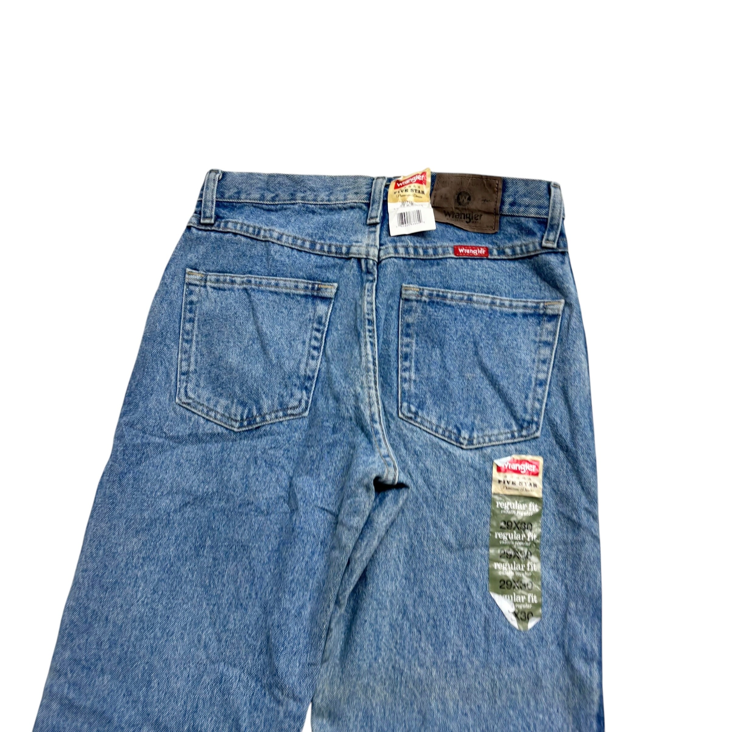 Wrangler Jeans W29 L30 Mens Light Blue Regular Straight Fit Denim