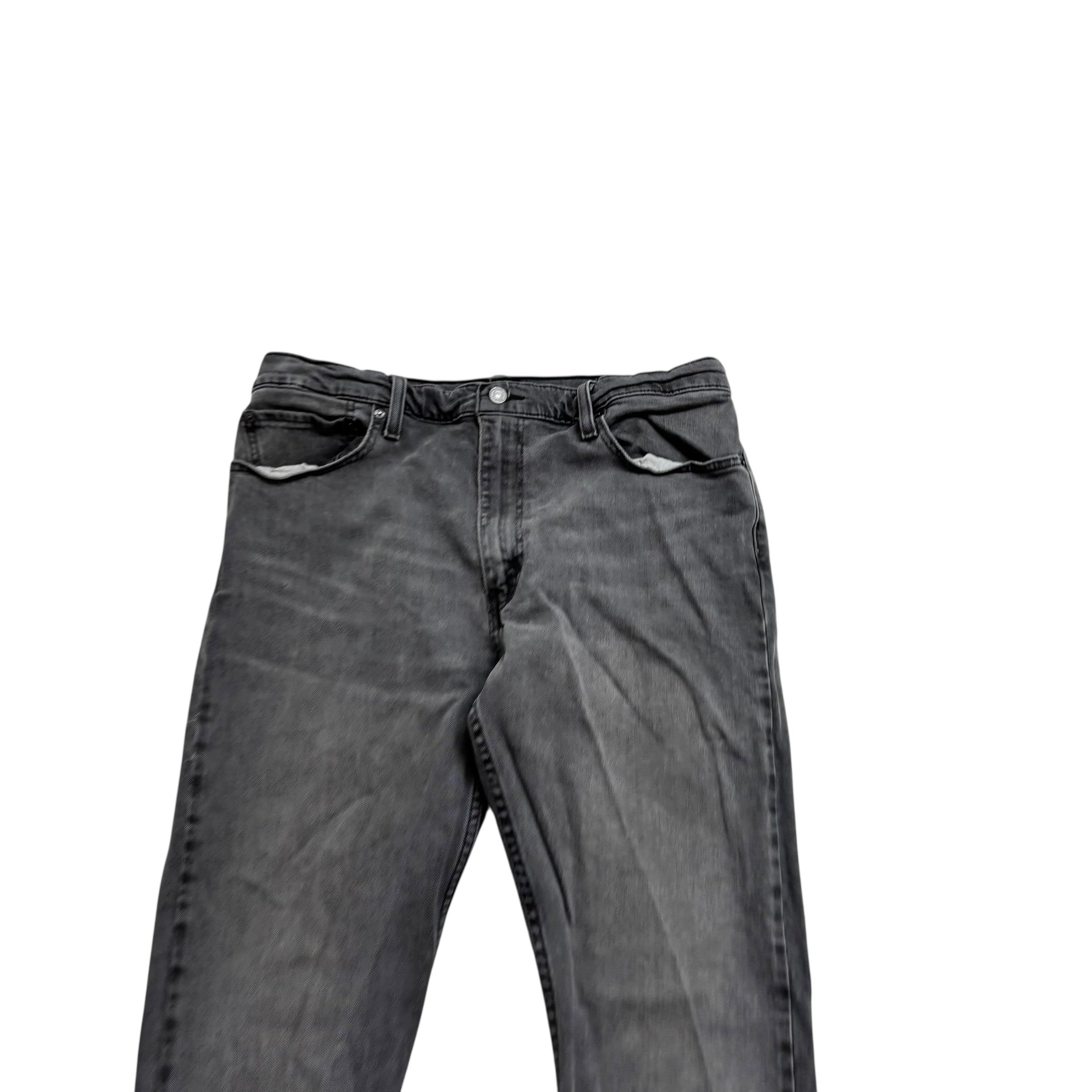 Levis 512 Jeans W38 L32 Mens Grey Slim Tapered Fit Stretch Denim