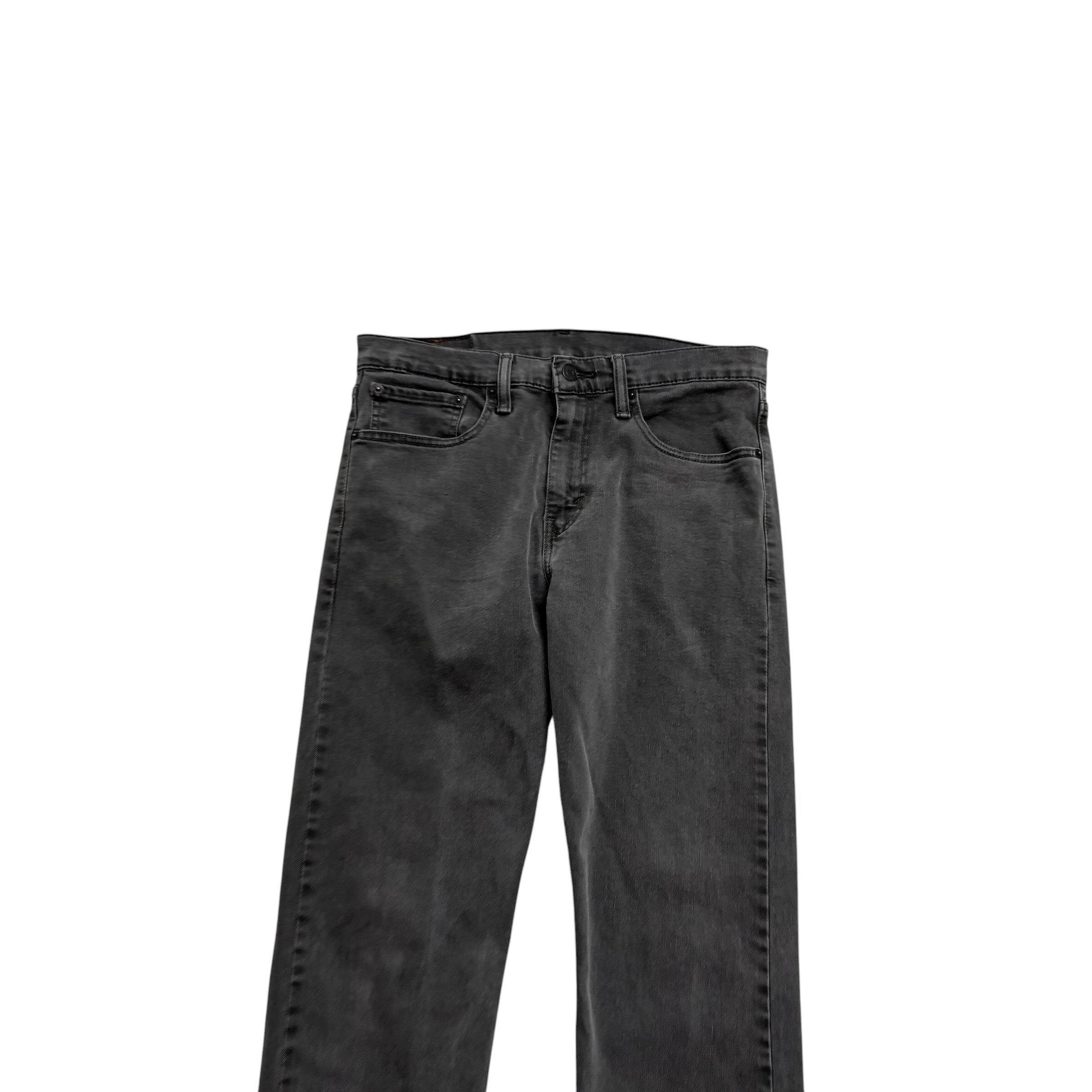 Levis 502 Jeans W32 L29 Mens Grey Regular Tapered Fit Stretch Denim