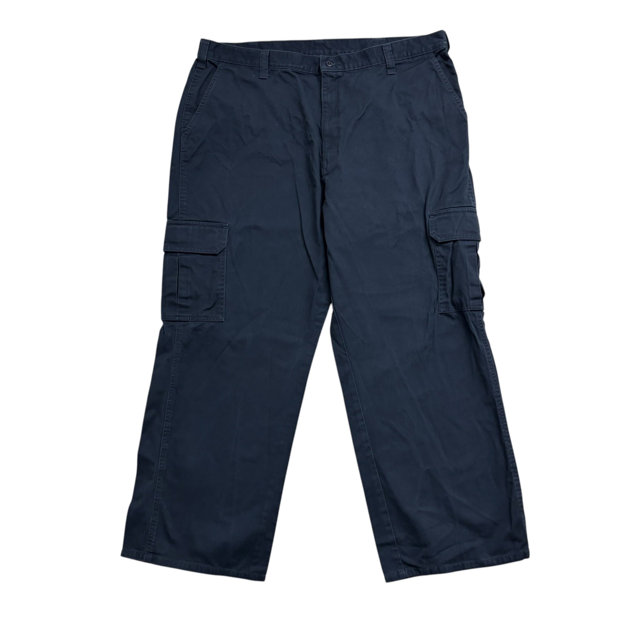 Dickies Cargo Trousers W40 L30 Mens Blue Pants Relaxed Straight Fit Workwear
